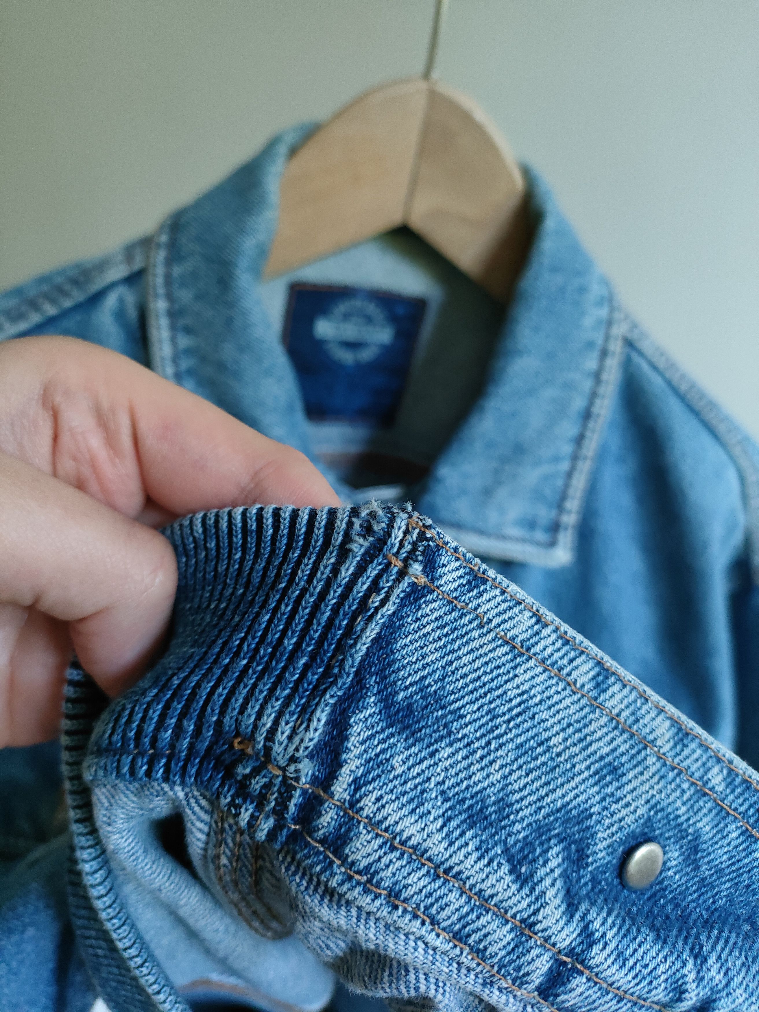 Jimmy Taverniti J.Taverniti Heavy Denim Jacket With Elastic Cuffs and Hem Size US L / EU 52-54 / 3 - 11 Thumbnail