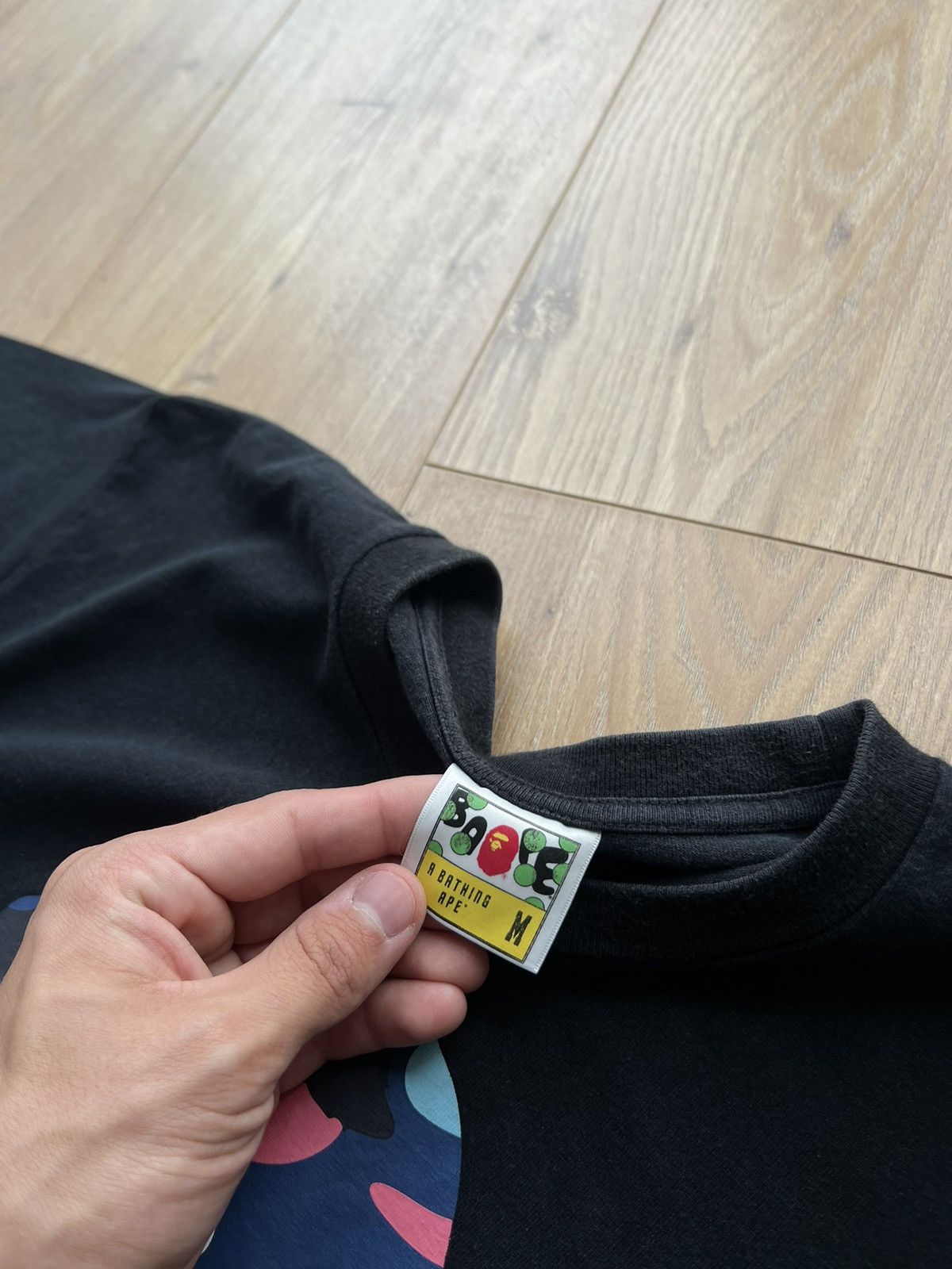 Bape BAPE CAMO HEAD COLLEGE TEE Size US M / EU 48-50 / 2 - 7 Thumbnail