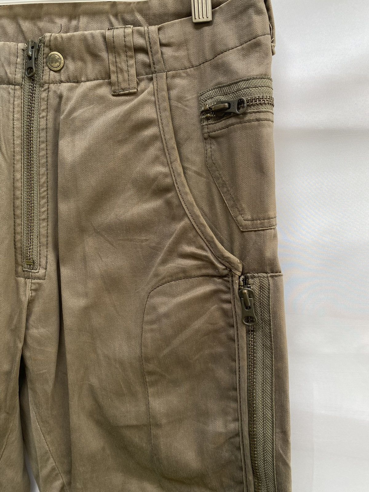 291295=Homme Vintage 291295=Homme Utility Double Knee Multi-zipper Pants Size US 31 - 12 Thumbnail