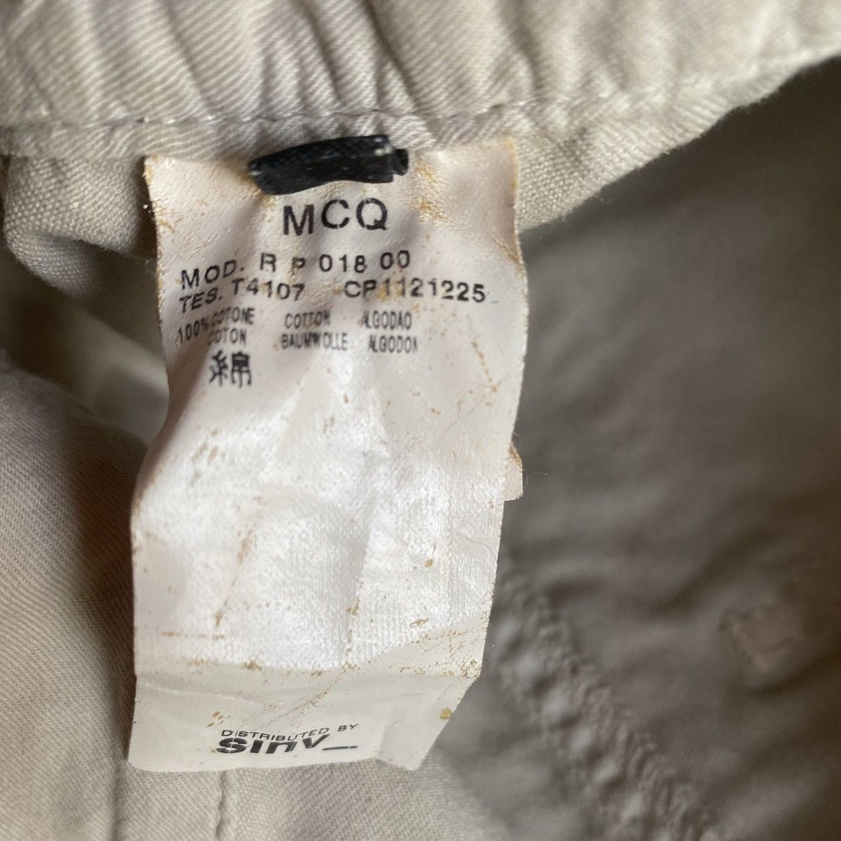 Alexander McQueen MCQ Panel Chino Pants Size US 34 / EU 50 - 6 Thumbnail