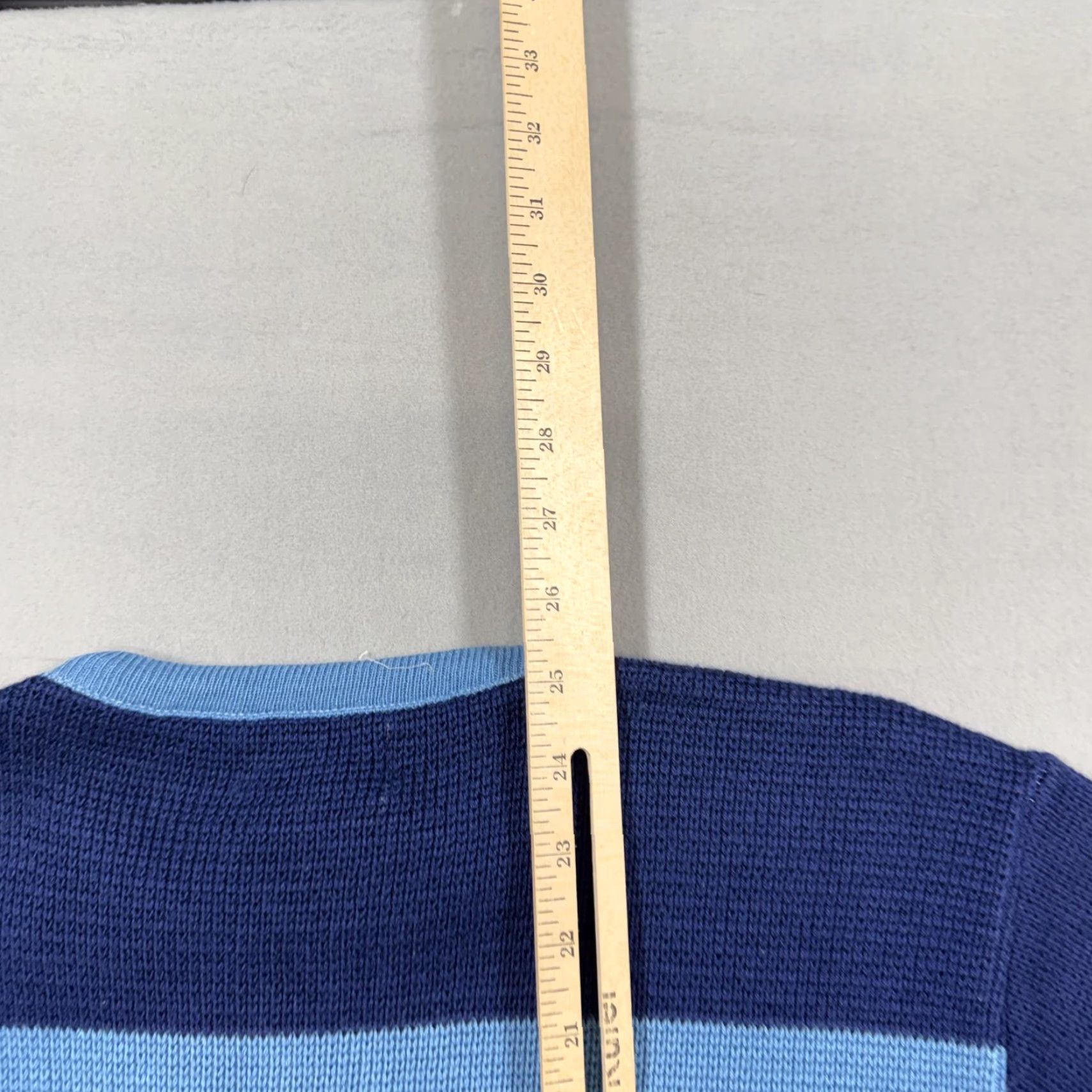 Vintage VINTAGE Scotch Craft Sweater Mens M Blue Knit Crewneck Striped Pullover Winter All Seasons Casual Size US M / EU 48-50 / 2 - 6 Thumbnail