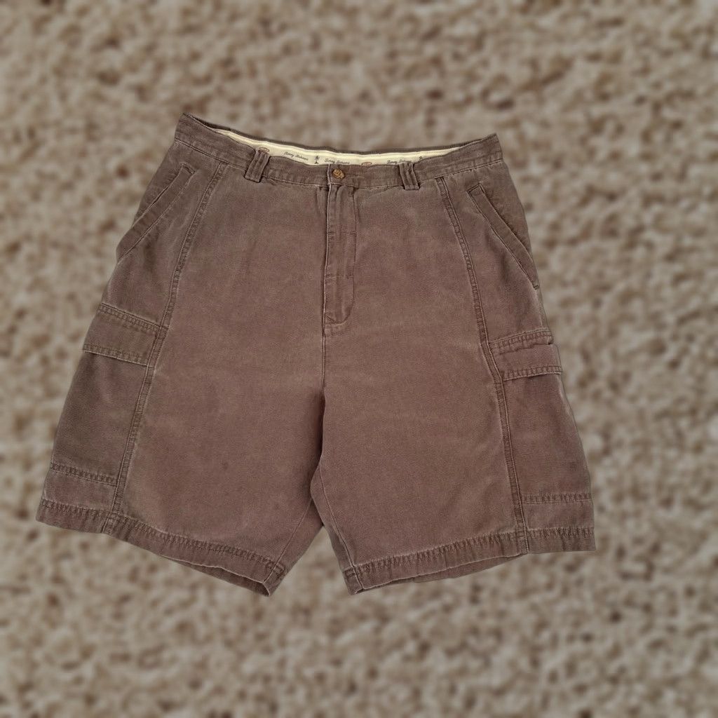 Tommy Bahama Tommy Bahama Shorts Mens 36 Brown Cargo Pockets Chino Tencel Cotton Casual Soft Size US 36 / EU 52 - 1 Thumbnail