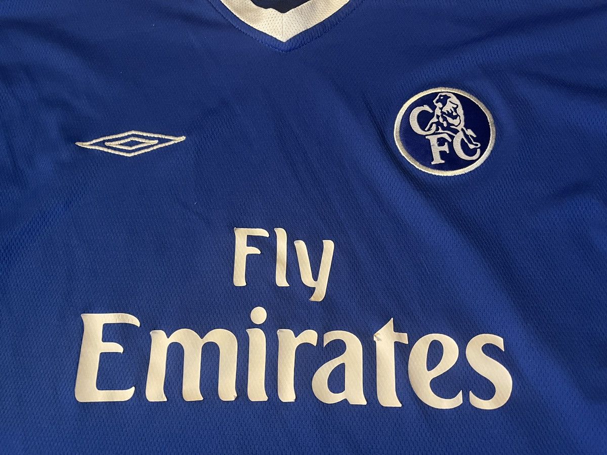 Umbro Chelsea Home Football Shirt 2003 Soccer Umbro Jersey Mens XL Size US XL / EU 56 / 4 - 3 Thumbnail