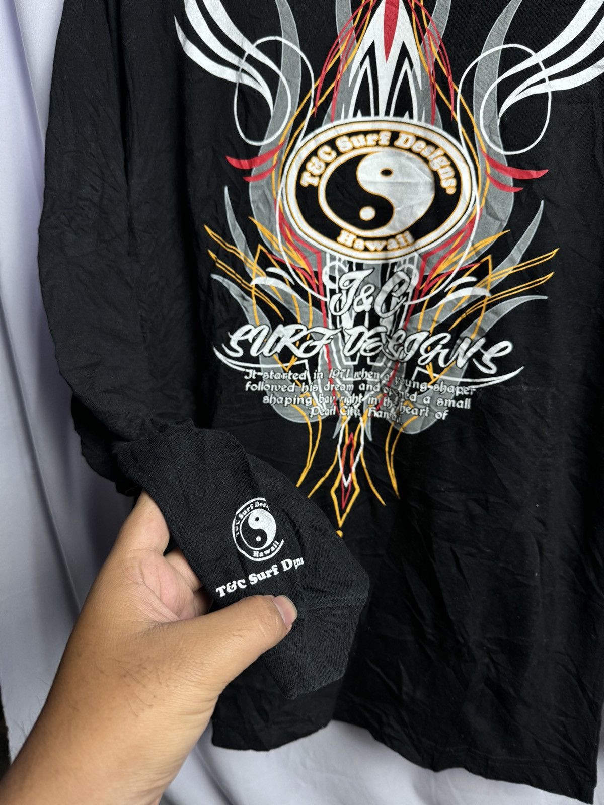 14th Addiction × If Six Was Nine × Japanese Brand Japanese Tribal Surf Long Sleeve Size US L / EU 52-54 / 3 - 4 Thumbnail