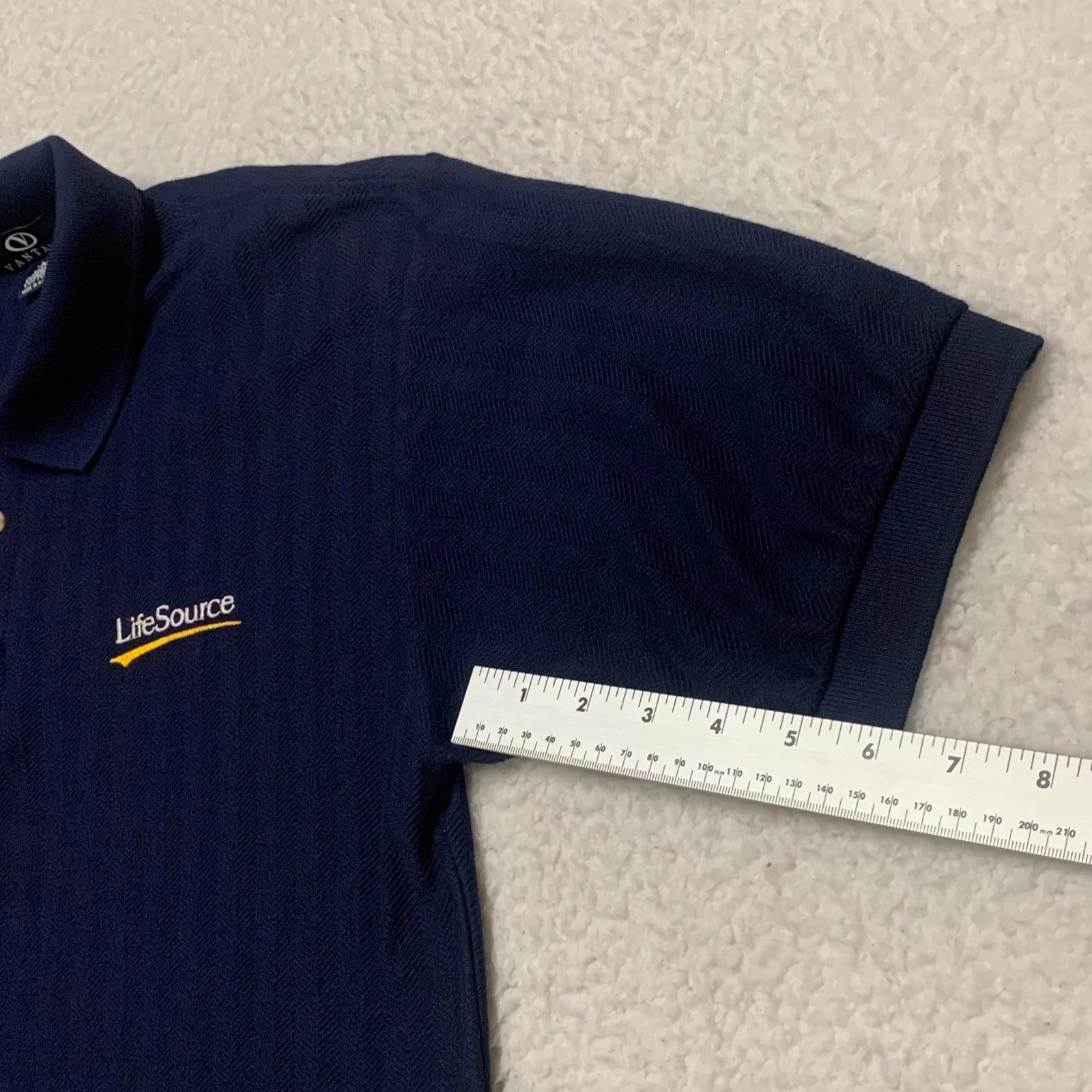 Vintage Vantage Men's M Navy Blue Polo Shirt Combed Cotton Size US M / EU 48-50 / 2 - 9 Thumbnail