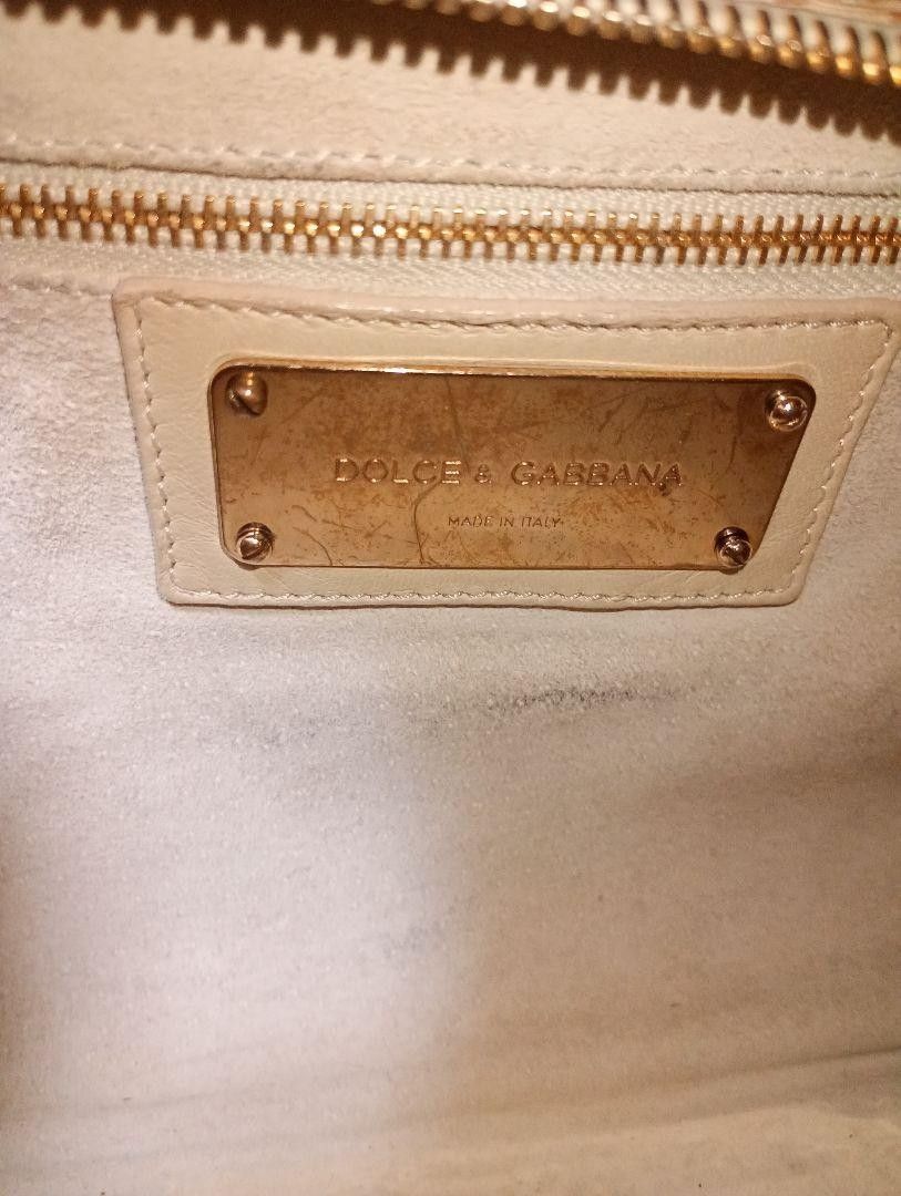 Dolce & Gabbana Dolce & Gabbana - Python Handbag Exotic Leather White Size ONE SIZE - 8 Thumbnail
