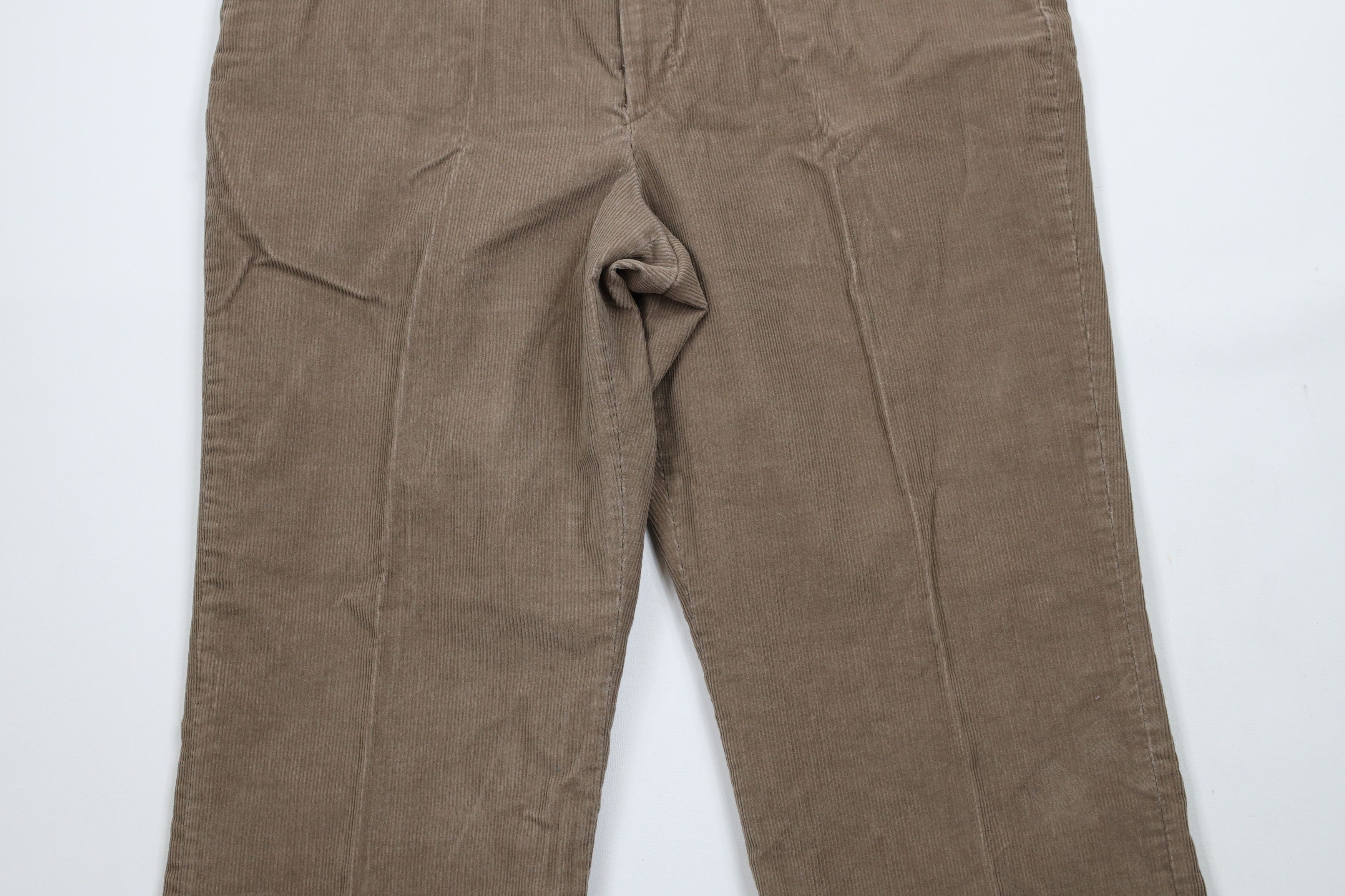 Vintage Vintage 90s Streetwear Wide Leg Corduroy Chino Pants Beige Size US 36 / EU 52 - 3 Thumbnail