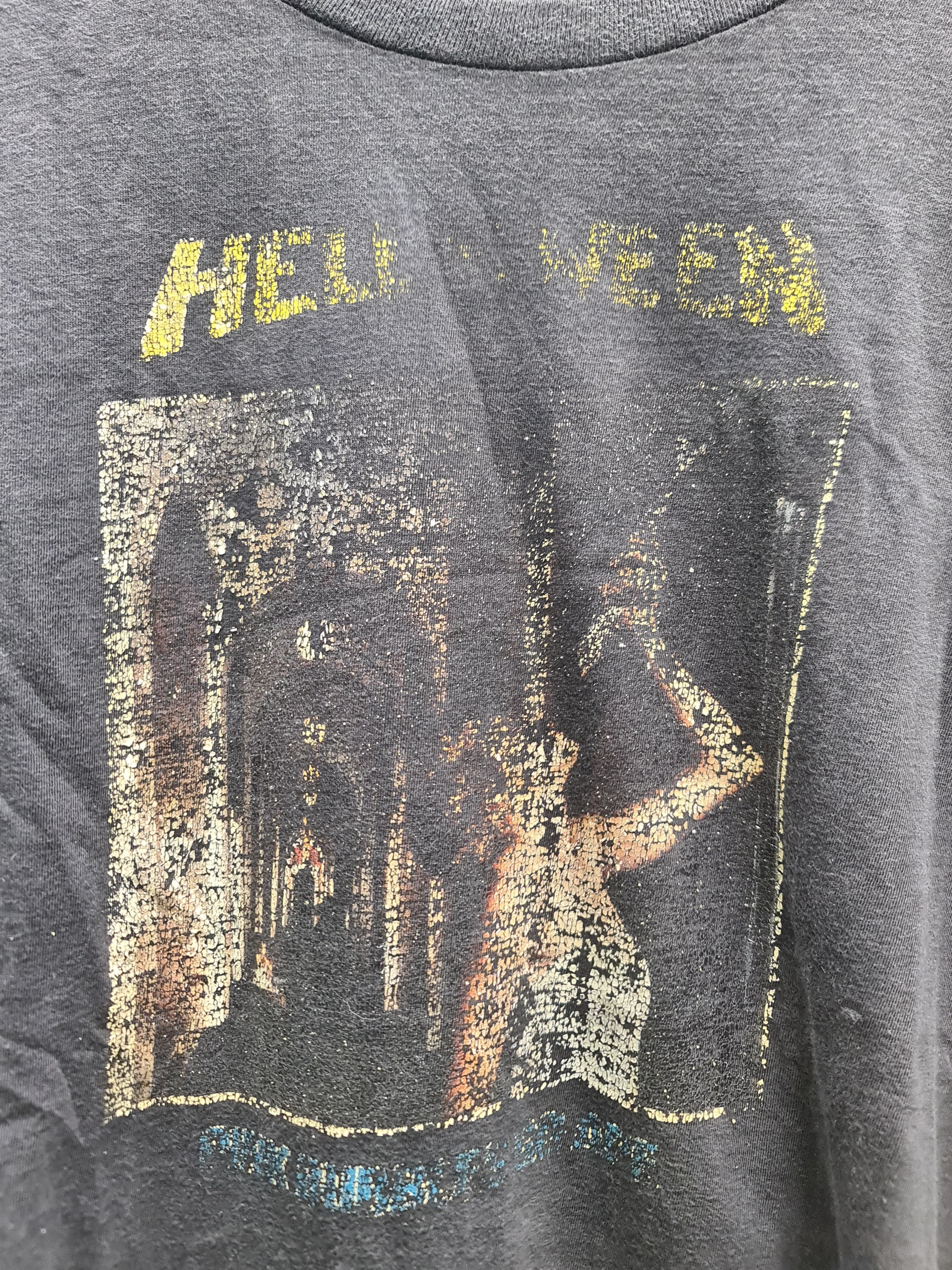 Band Tees × Vintage vintage helloween promo tshirt 90s Size US M / EU 48-50 / 2 - 2 Thumbnail