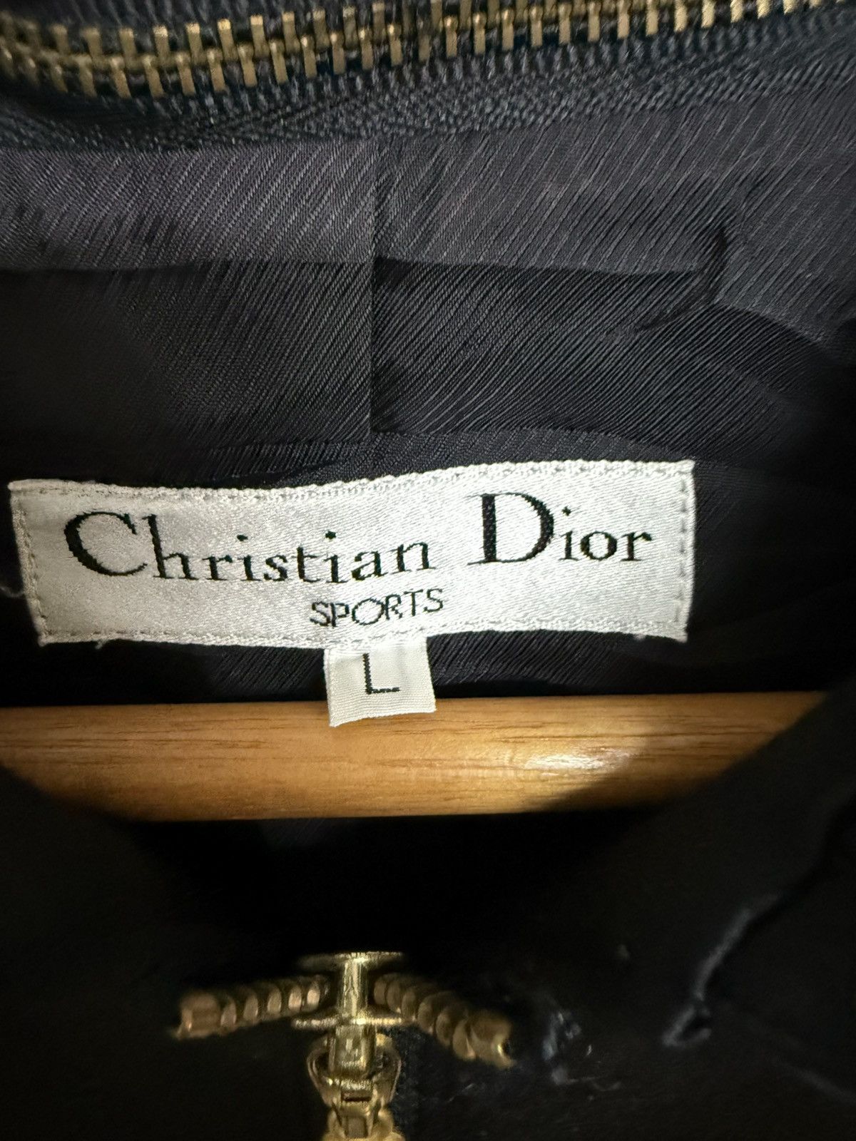 Dior × Vintage Vintage Christian Dior Sports Sleeveless Jacket With Hoodie Size L / US 10 / IT 46 - 6 Thumbnail