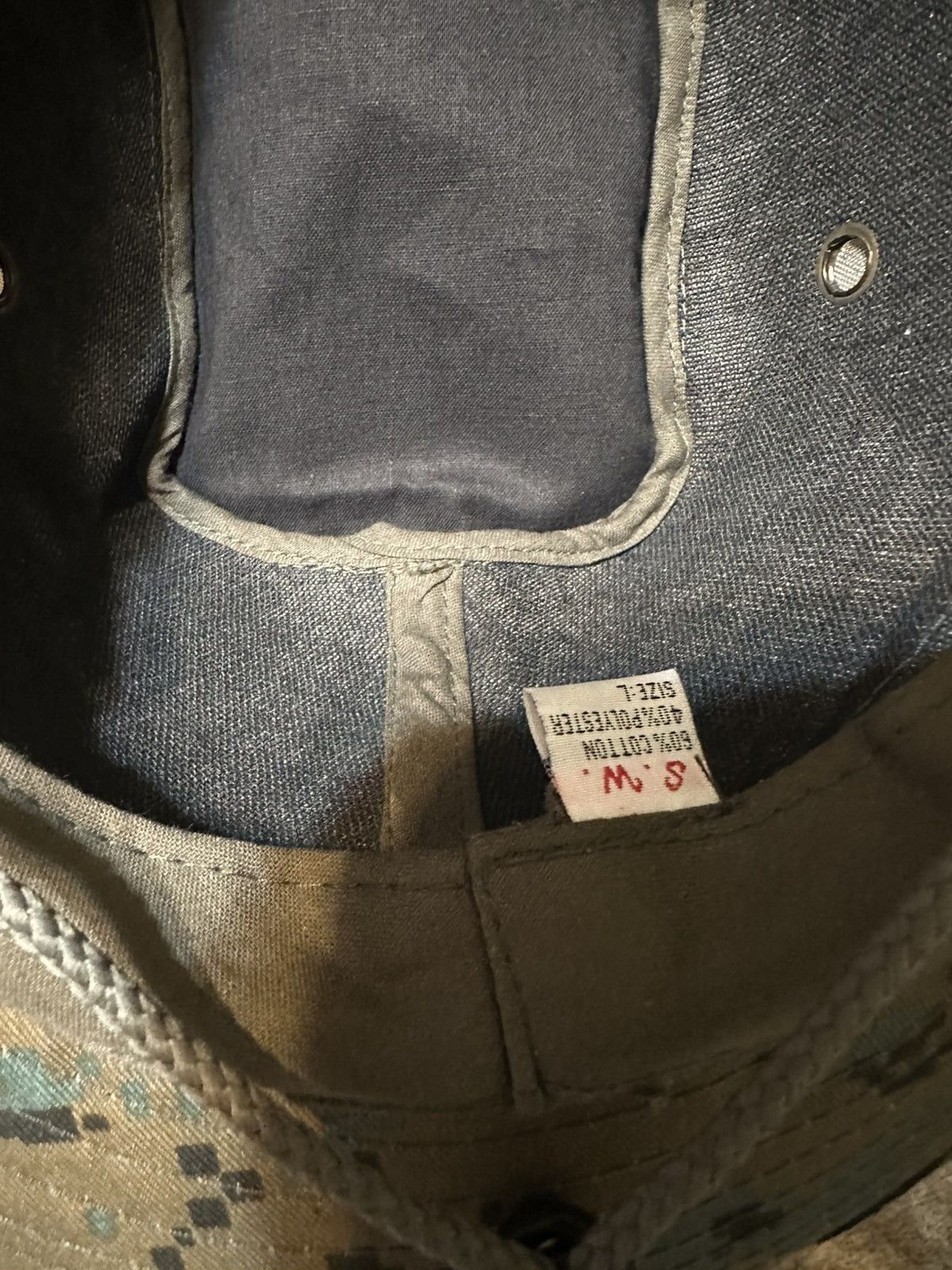 Anti Social Social Club Vintage USPS Mailman “Camouflage” bucket hat 90s Size ONE SIZE - 8 Thumbnail