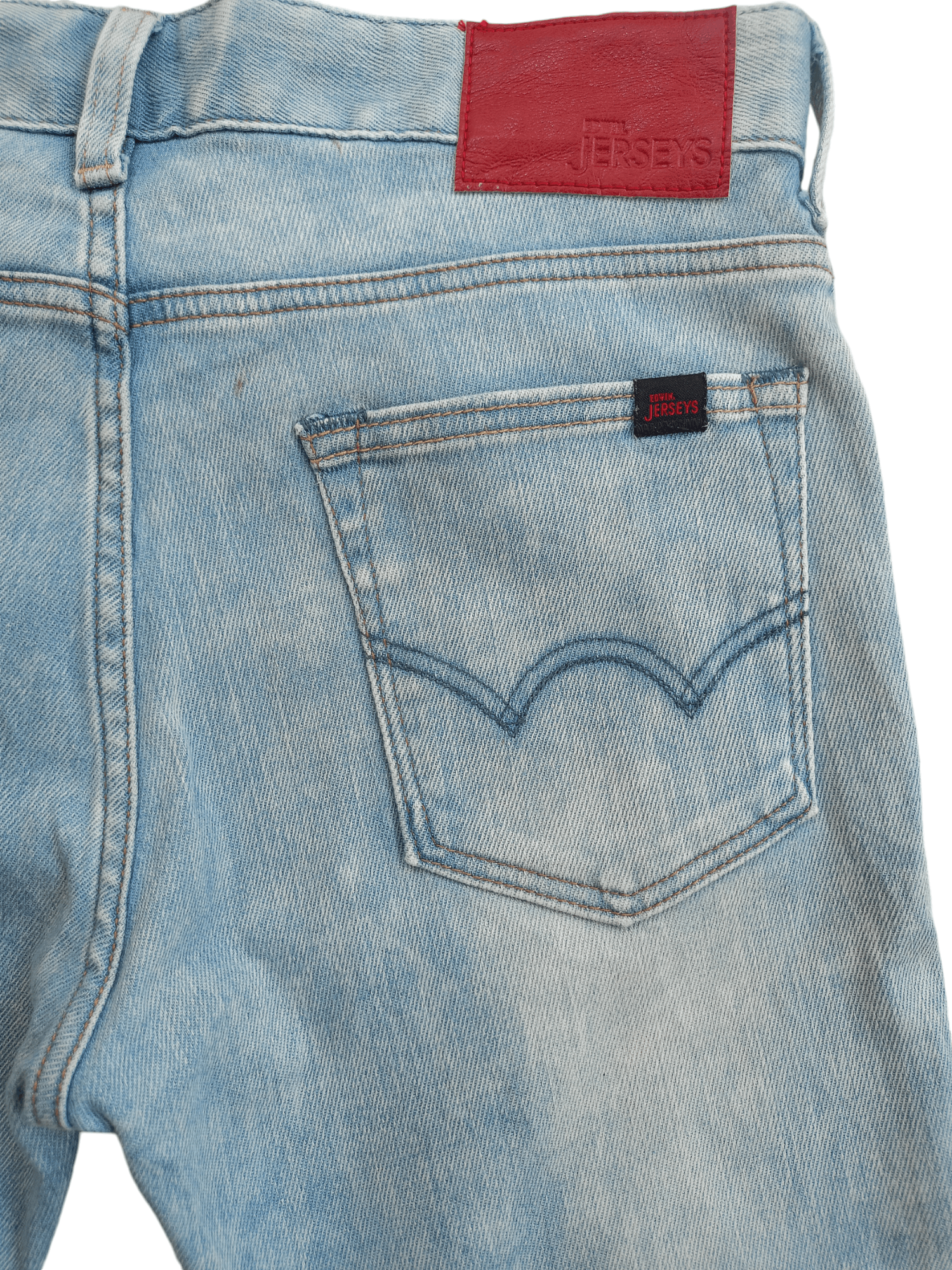 Edwin × Vintage EDWIN JERSEYS Vintage Streetwear Denim Size US 33 - 19 Thumbnail