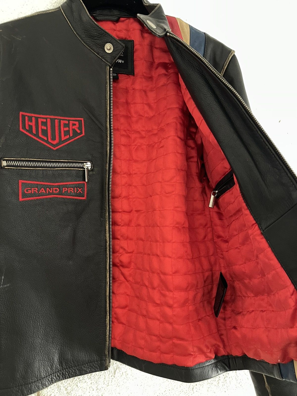 Tag Heuer Tag Heuer Black Leather Steve Mcqueen Jacket by Dakota Size US S / EU 44-46 / 1 - 7 Thumbnail
