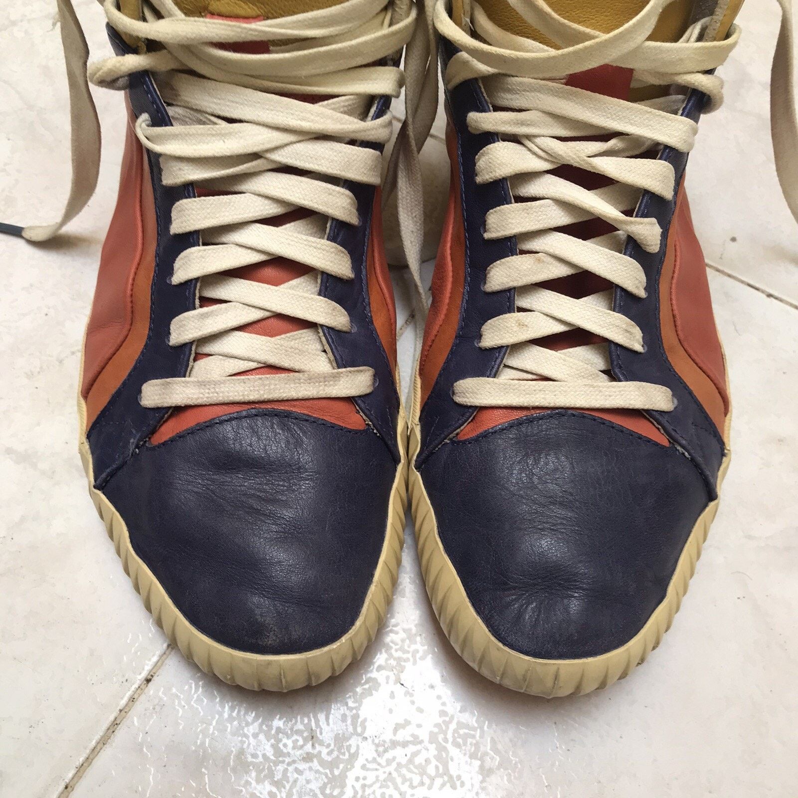 Puma Alexander Mcqueen PUMA sneakers Leather shoes collaboration Size US 10 / EU 43 - 6 Thumbnail