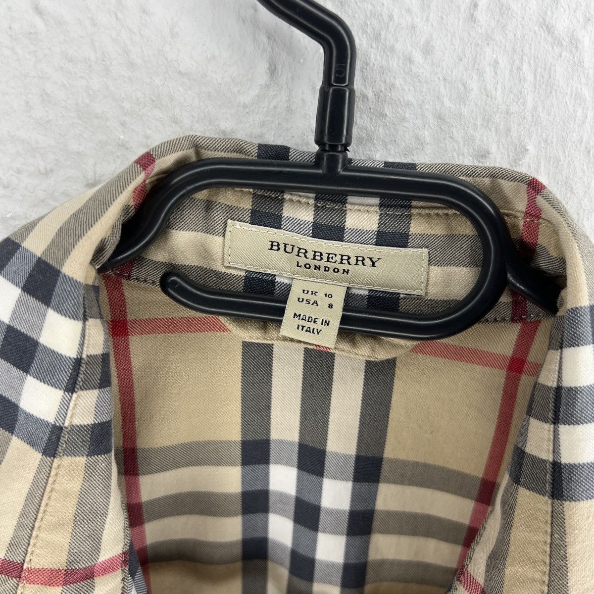 Burberry Burberry London Nova Check Button Up Dress Mini Retro Y2K Size M / US 6-8 / IT 42-44 - 5 Thumbnail