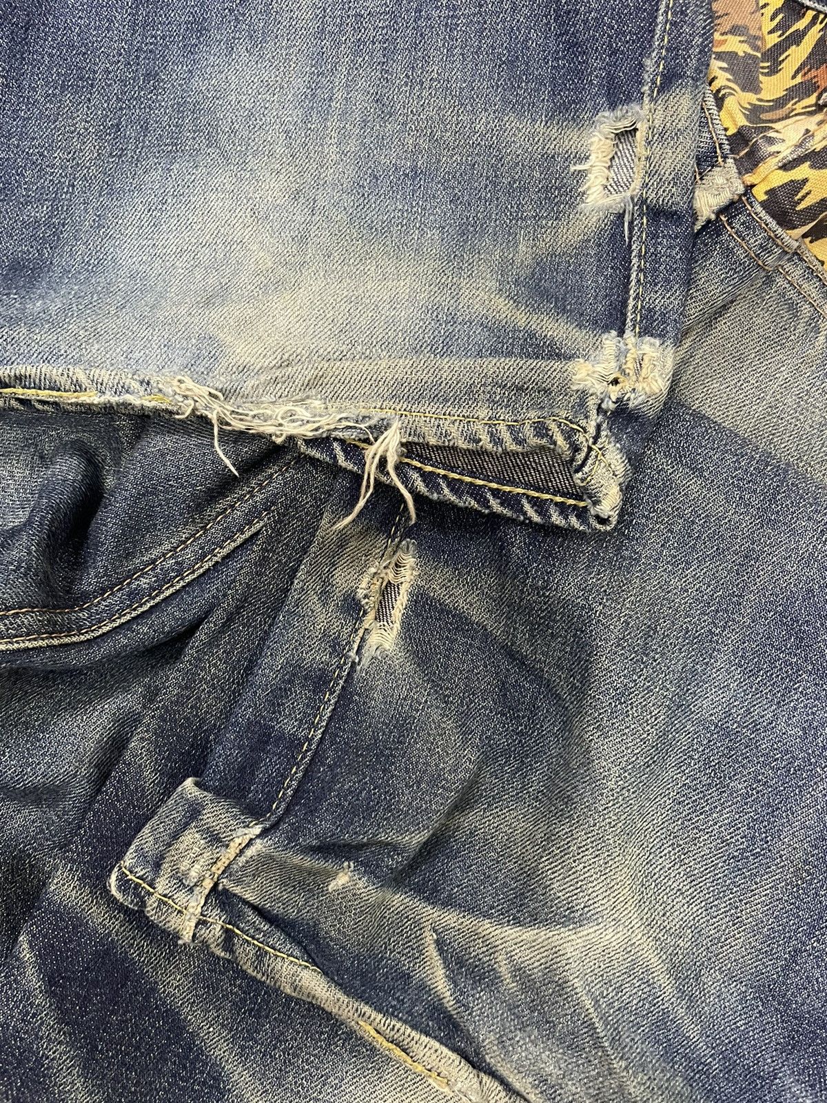 Bape Vintage Bape Star Selvedge Faded Distresed Denim Size US 35 - 12 Thumbnail