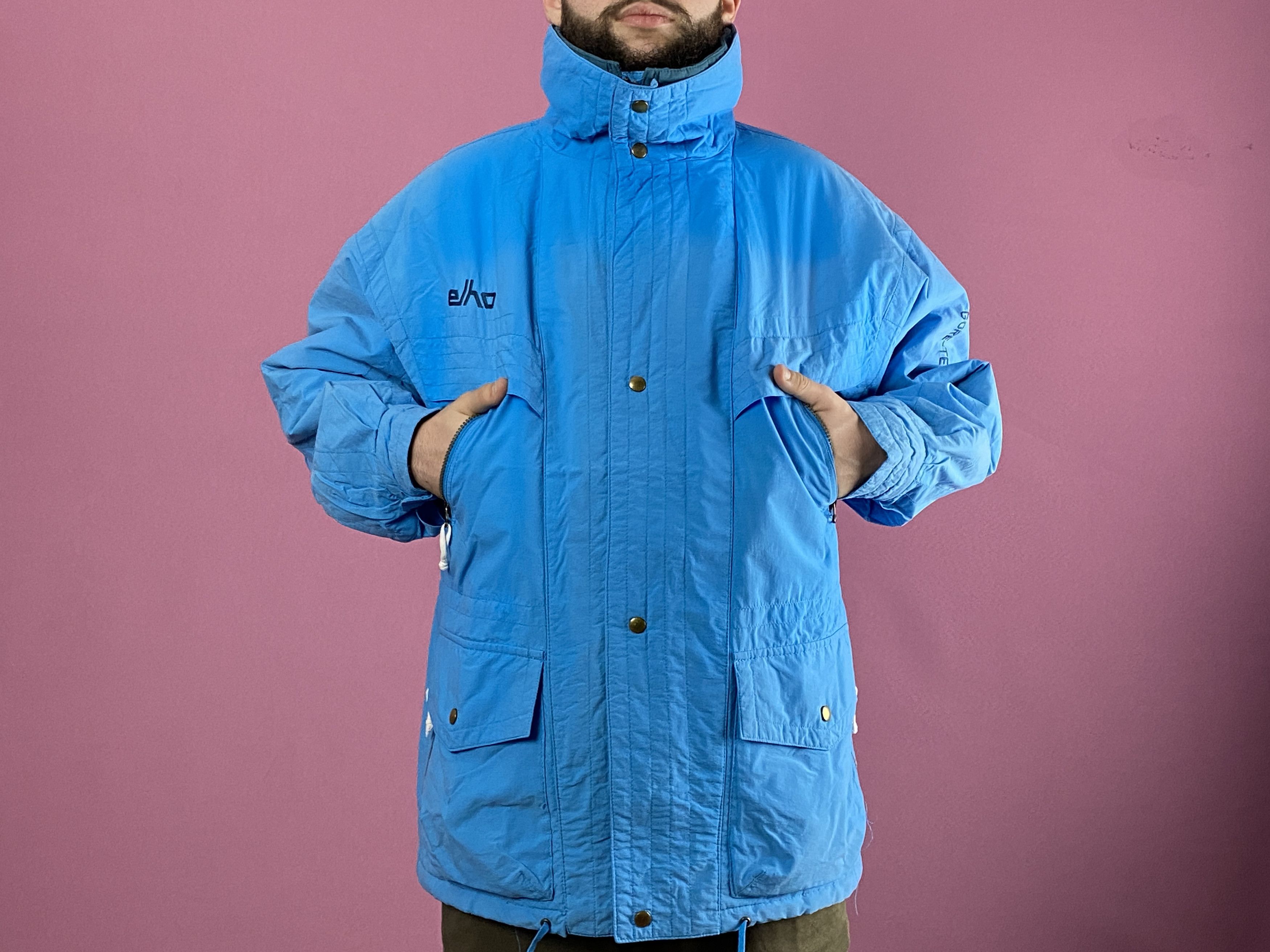 Goretex × Vintage 90s Elho High Tech Gore Tex Vintage Men's Ski Jacket - M Size US M / EU 48-50 / 2 - 1 Thumbnail