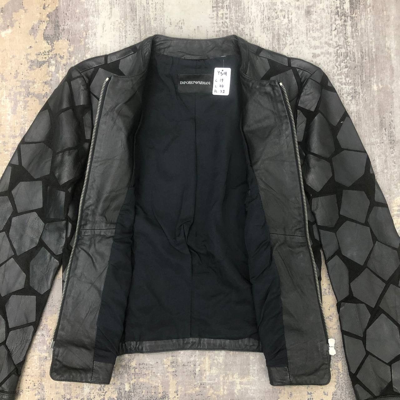 Emporio Armani Y514 EMPERIO ARMANI LEATHER JACKETS Size US M / EU 48-50 / 2 - 3 Thumbnail