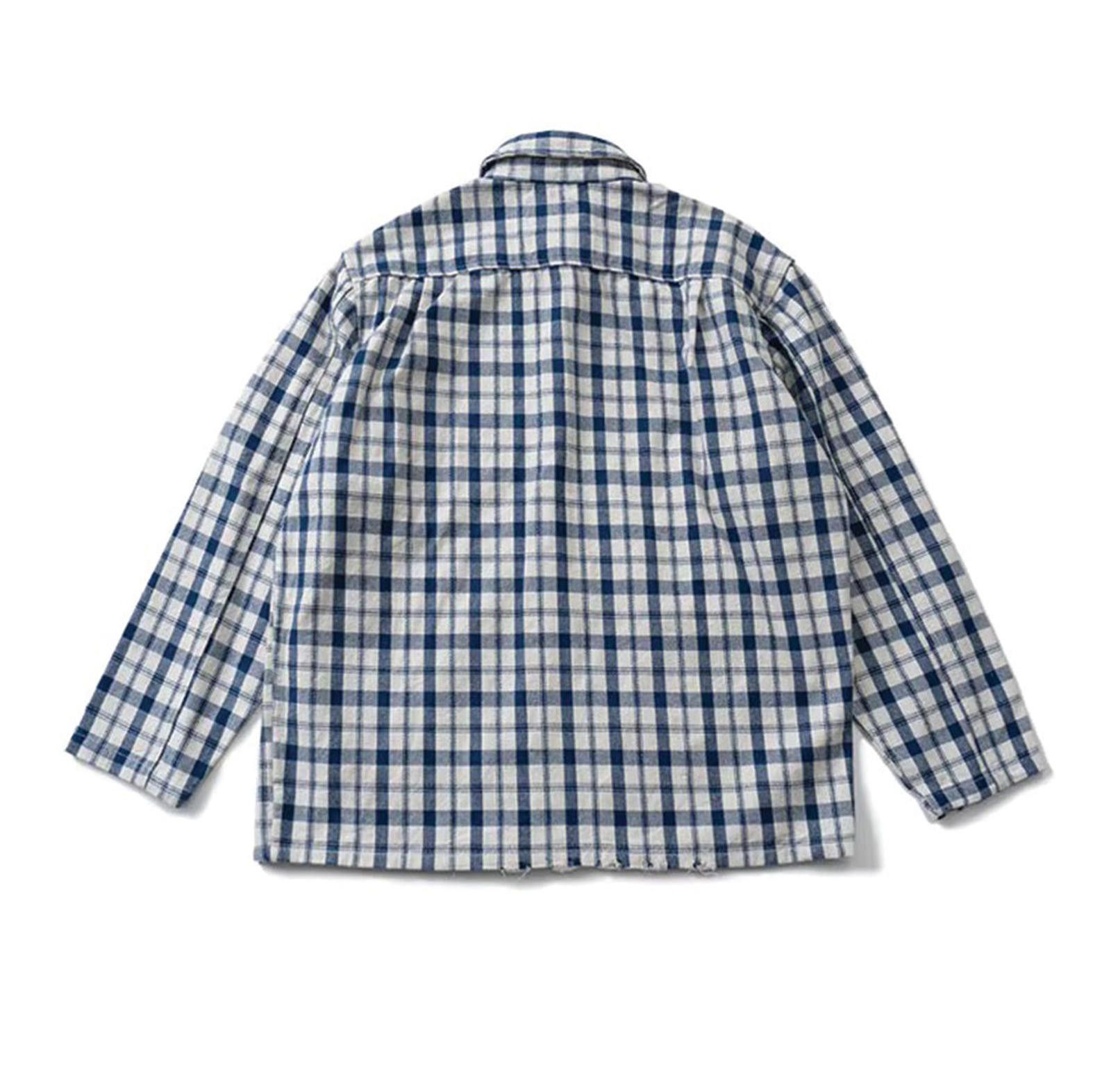 Other Plaid Denim Jean Patchwork Clash Shirt Size US L / EU 52-54 / 3 - 2 Thumbnail