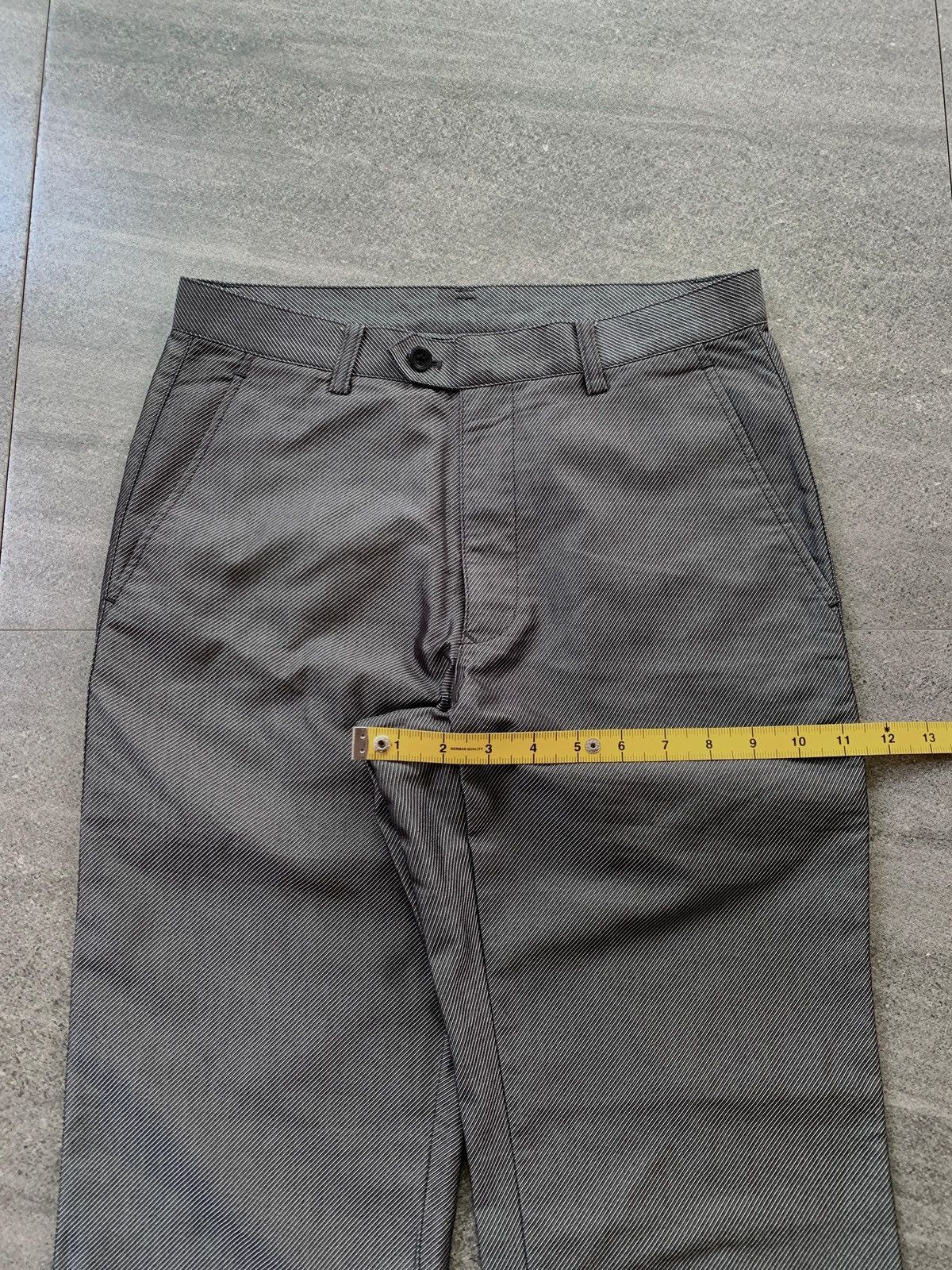Jean Paul Gaultier FREE TAX! Diagonal Striped Trousers Size US 30 / EU 46 - 12 Thumbnail