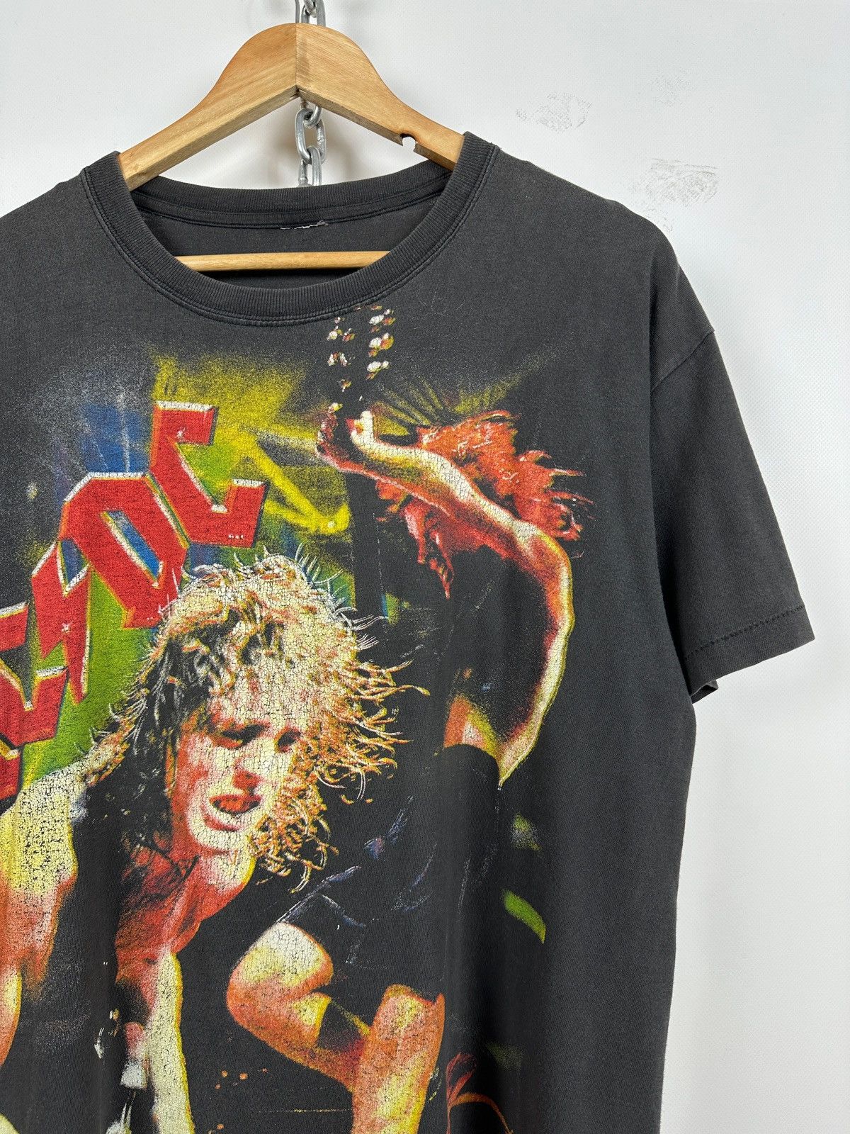 AC/DC Vintage AC/DC All Over Print Rare T-Shirt Size US XL / EU 56 / 4 - 6 Thumbnail