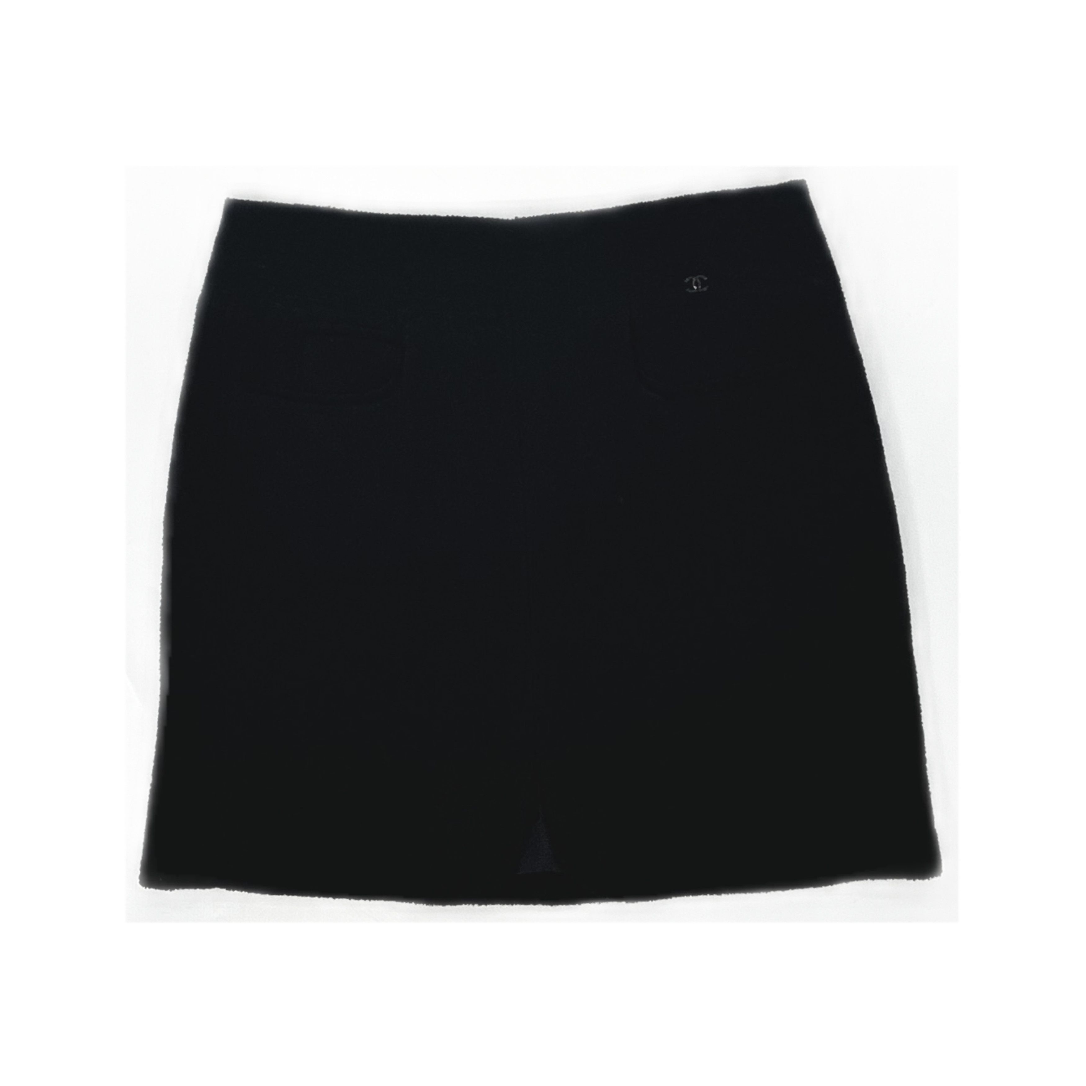Chanel Chanel Black Mini Skirt Size 36 Size 26" / US 2 / IT 38 - 1 Thumbnail