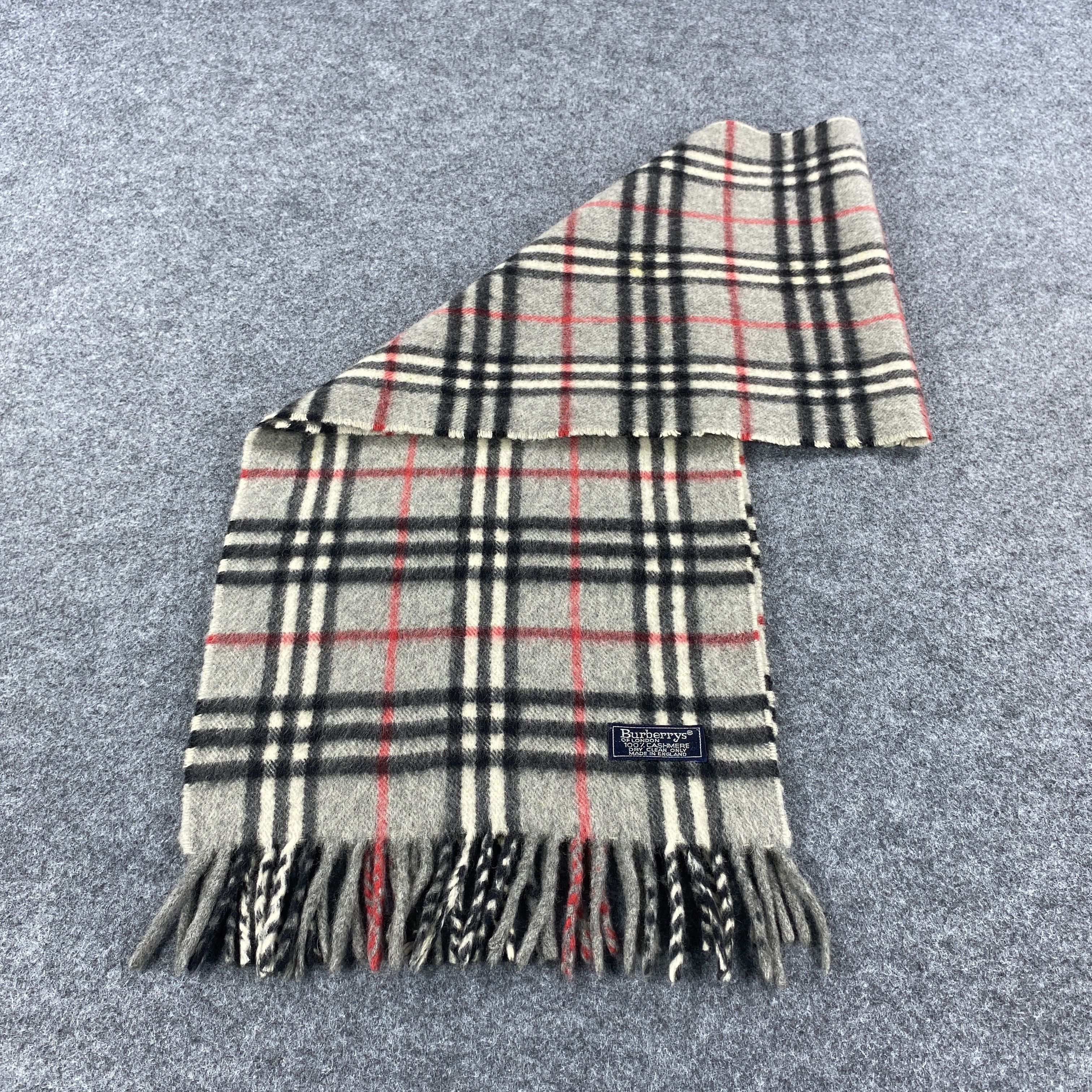 Burberry × Vintage GF10545 Burberry Scarf Neck Wear Muffler Nova Check Size ONE SIZE - 6 Thumbnail