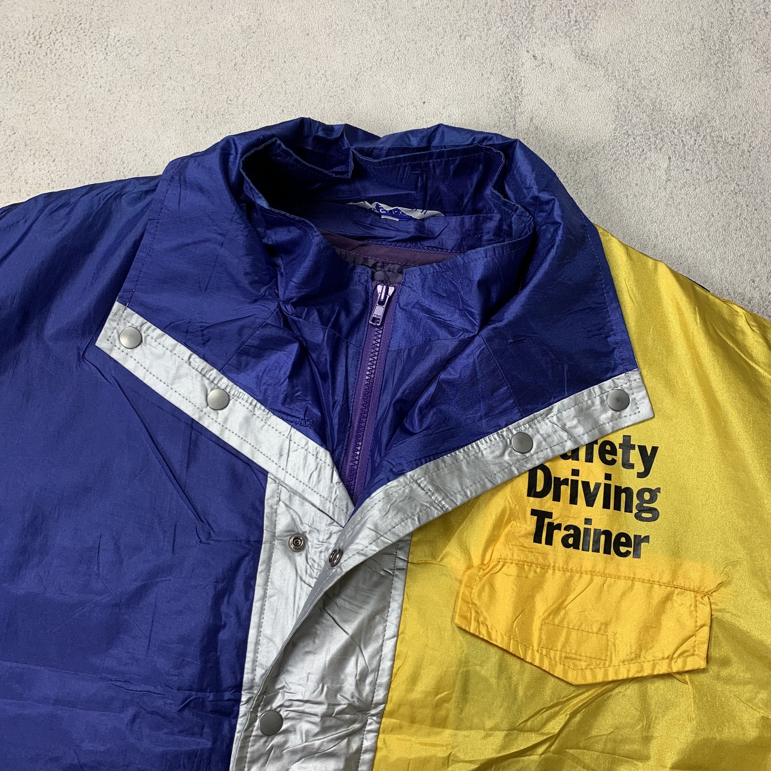 Japanese Brand Vintage Safety Driving Trainer Jacket Size US L / EU 52-54 / 3 - 6 Thumbnail
