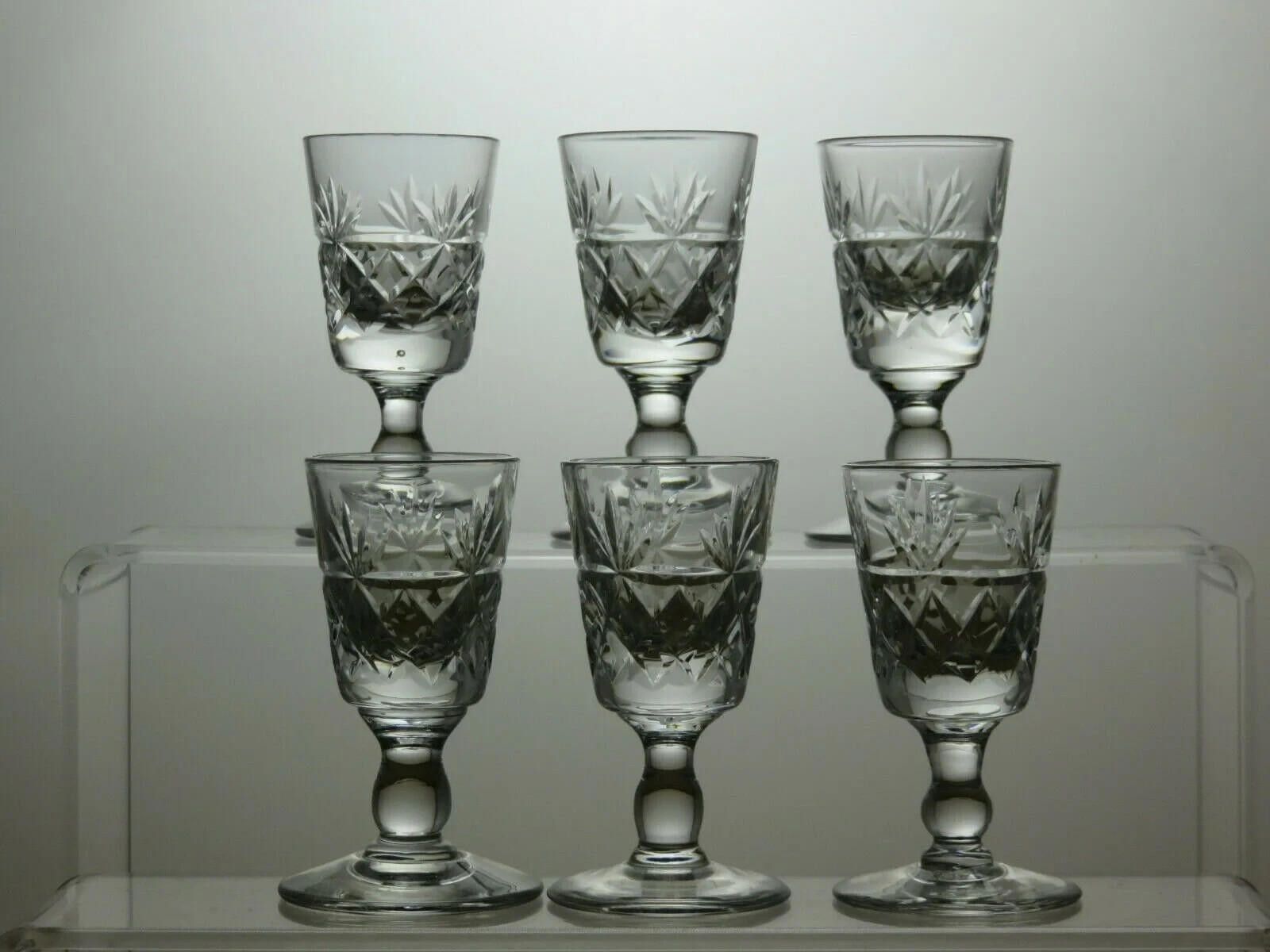 Other Royal Brierley Crystal Bruce Cut Liqueur Set Of 6 Glasse Size ONE SIZE - 1 Thumbnail