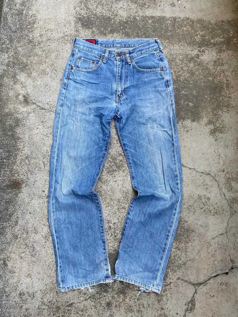 Distressed Edwin 503 Blue
