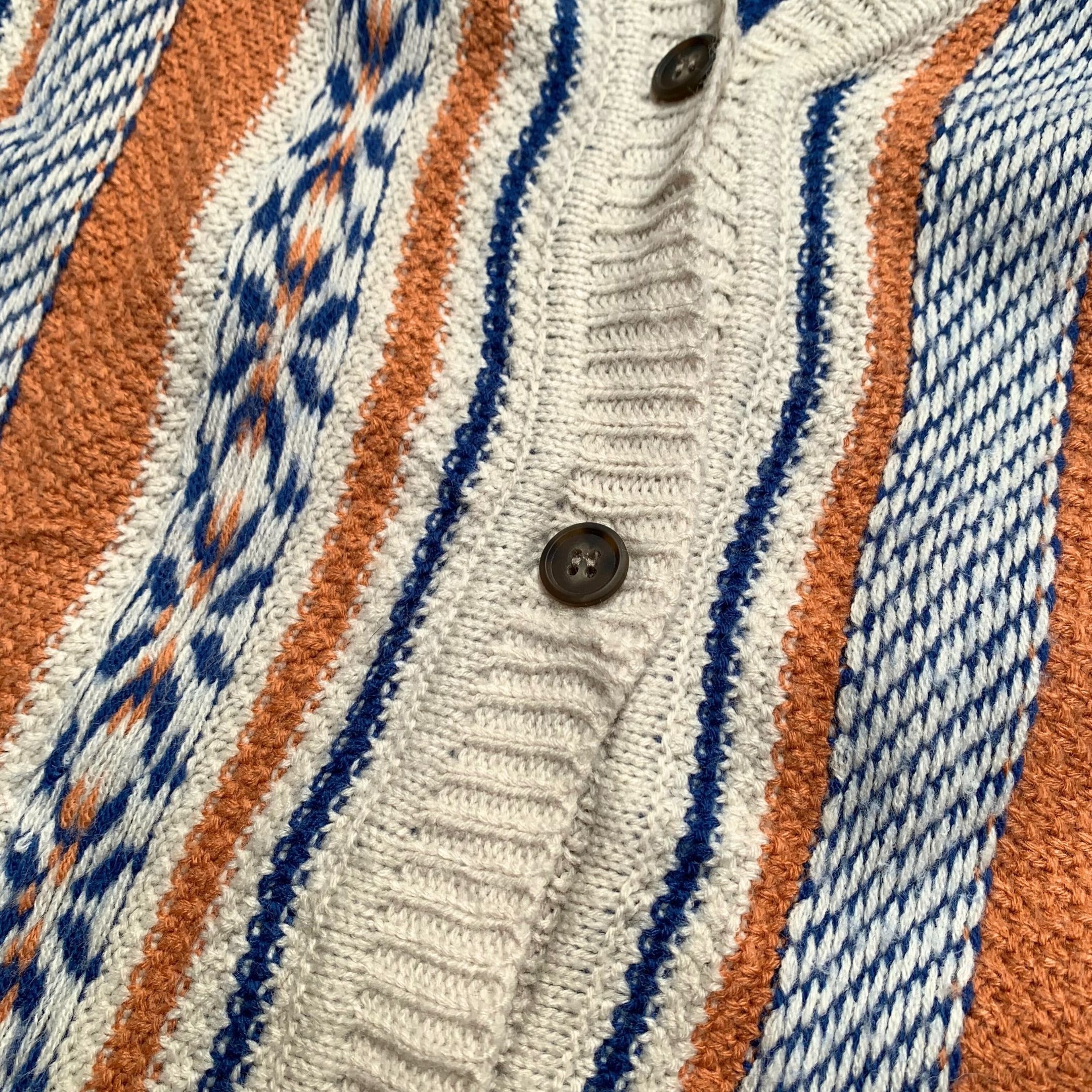 Japanese Brand Niko And.. Japan 2000s Oversize Knit Cardigan Size US L / EU 52-54 / 3 - 2 Thumbnail