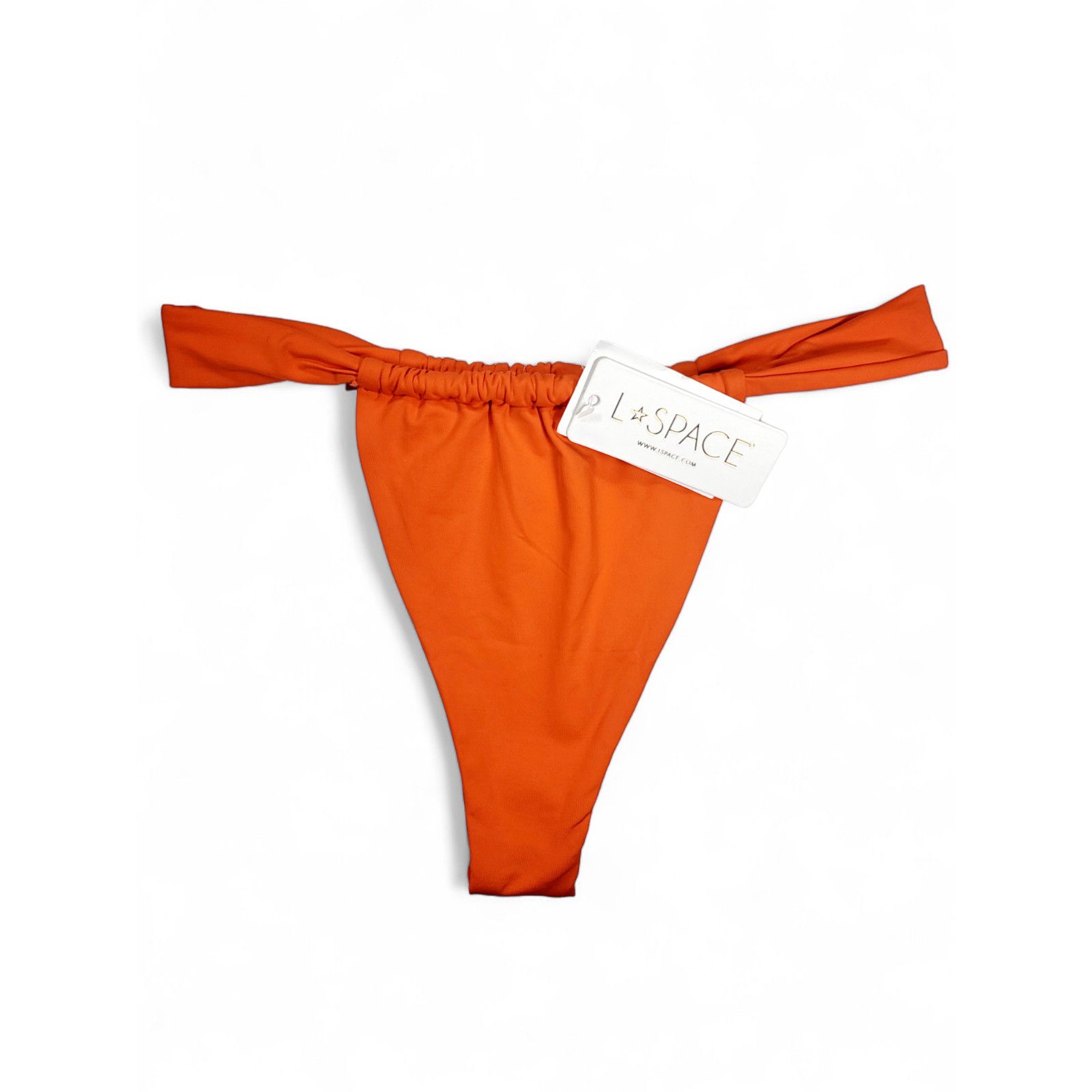 Other NWT L*SPACE Gina Bitsy Cheeky Bottom Poppy Red Women's L Size ONE SIZE - 3 Thumbnail