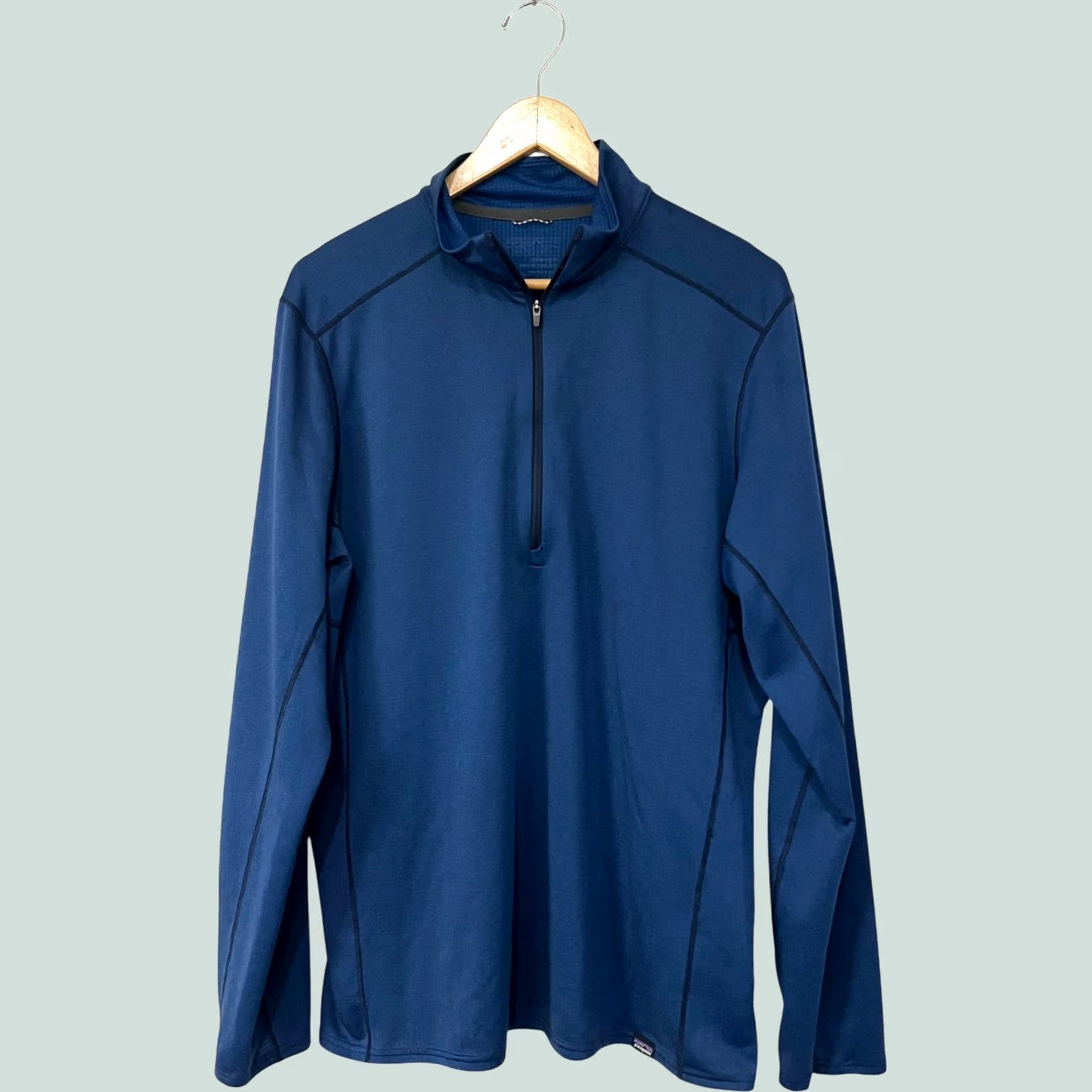 Patagonia Patagonia Capilene Base layer Pullover 1/4 Zip Shirt Mens Large Blue Size US L / EU 52-54 / 3 - 1 Thumbnail