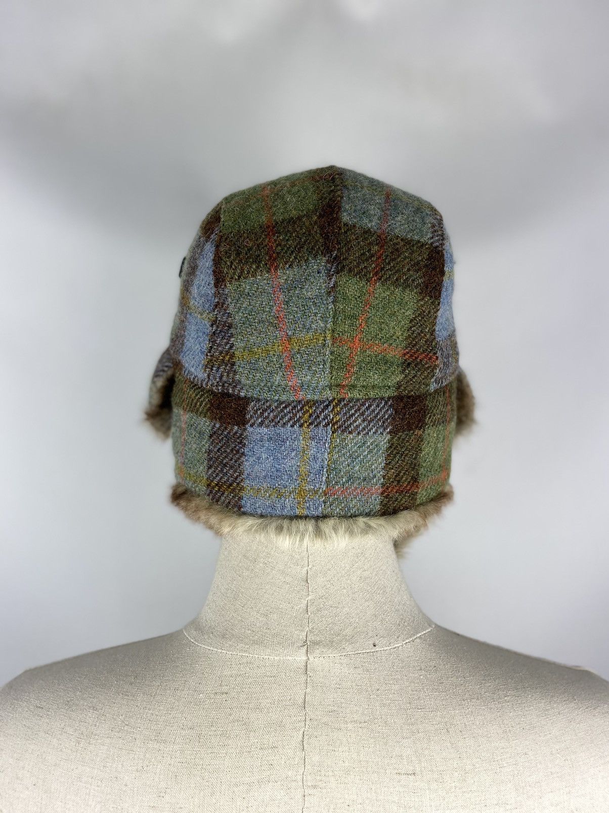 Harris Tweed Harris Tweed wool trapper Ushanka hat size L Size ONE SIZE - 5 Thumbnail