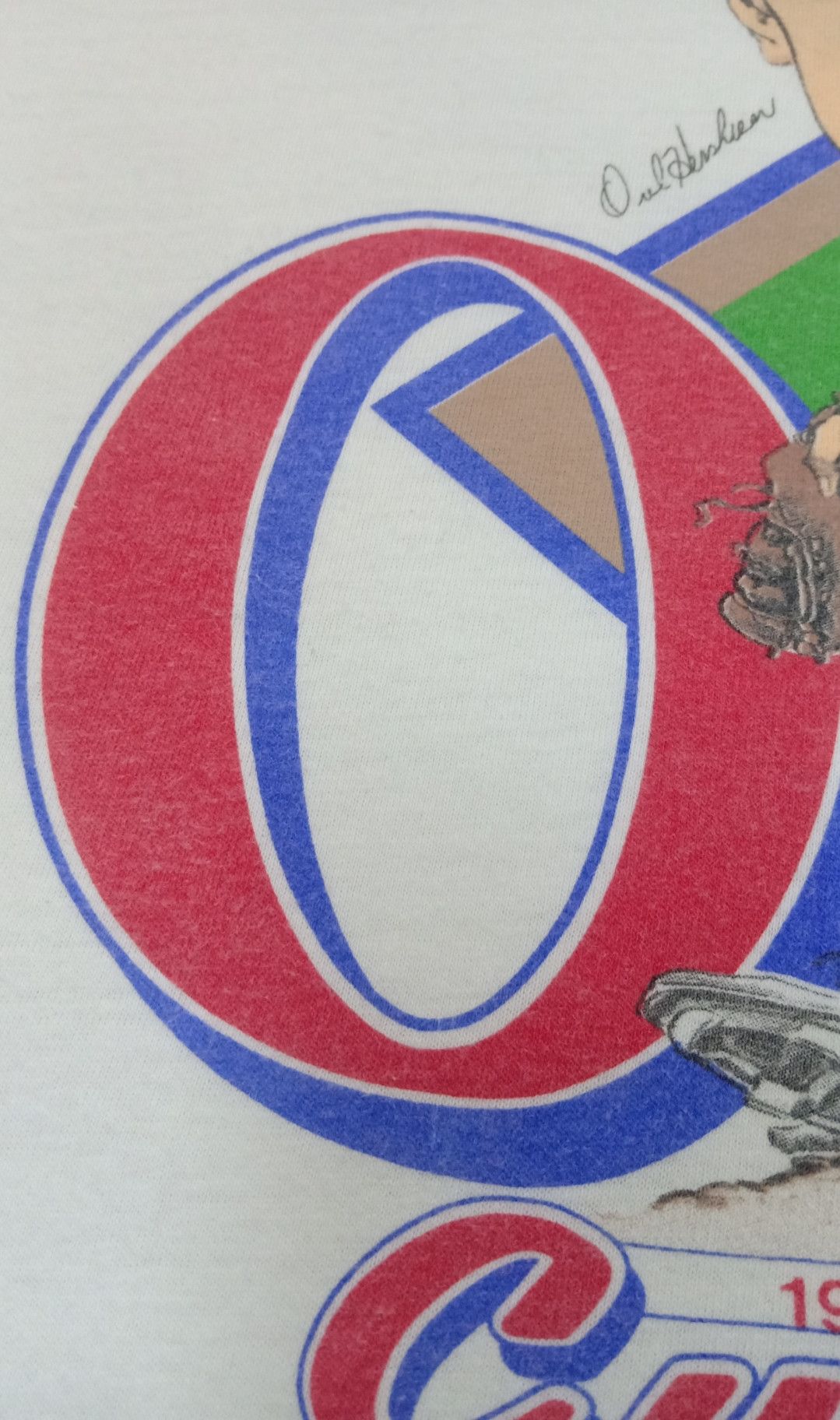 MLB Vintage 80s Orel Hershiser MLB LA Dodgers T-shirt Size US XL / EU 56 / 4 - 19 Thumbnail
