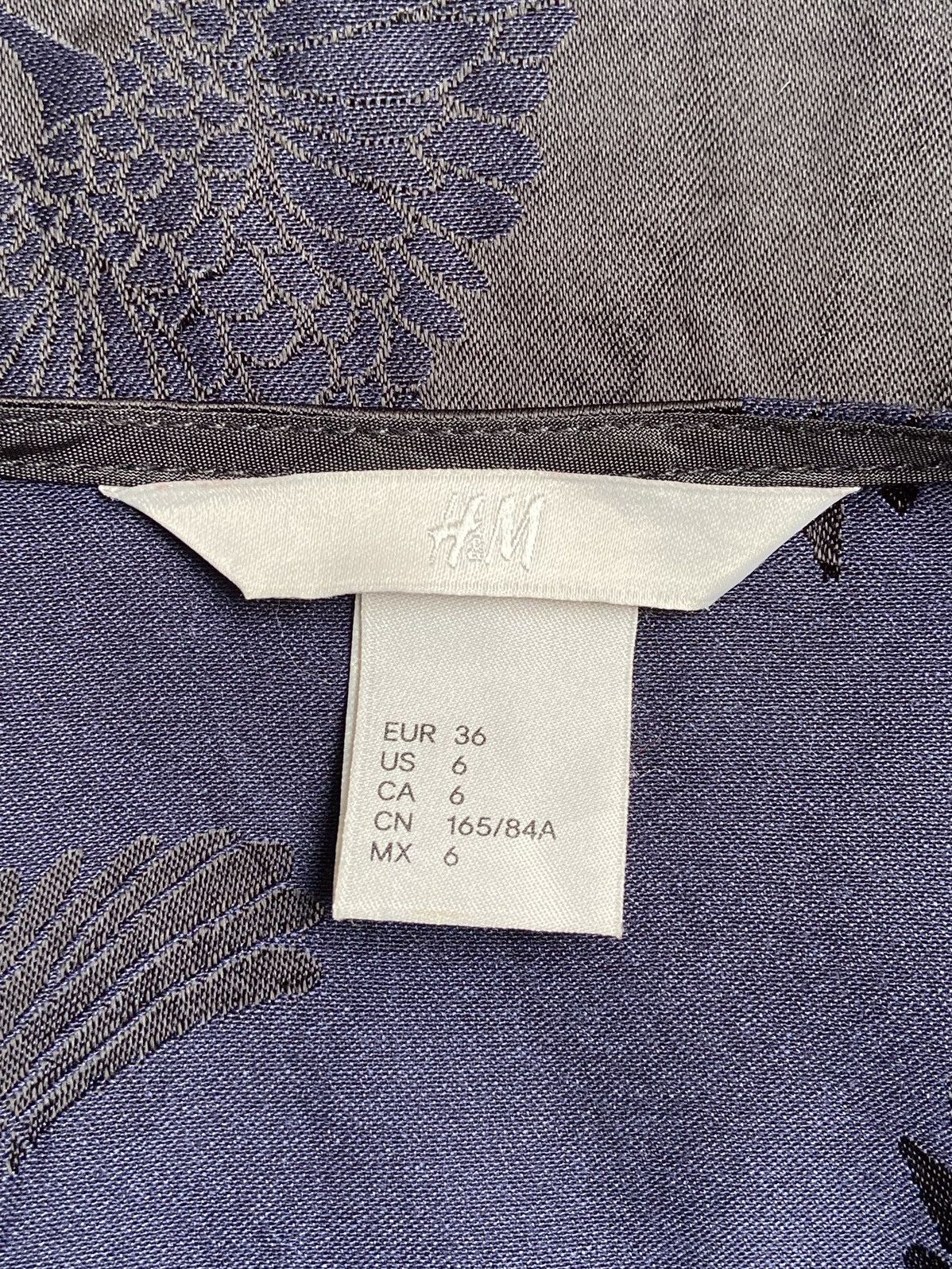 H&M H&M Black Kimono Bird Pattern Size US XS / EU 42 / 0 - 13 Thumbnail