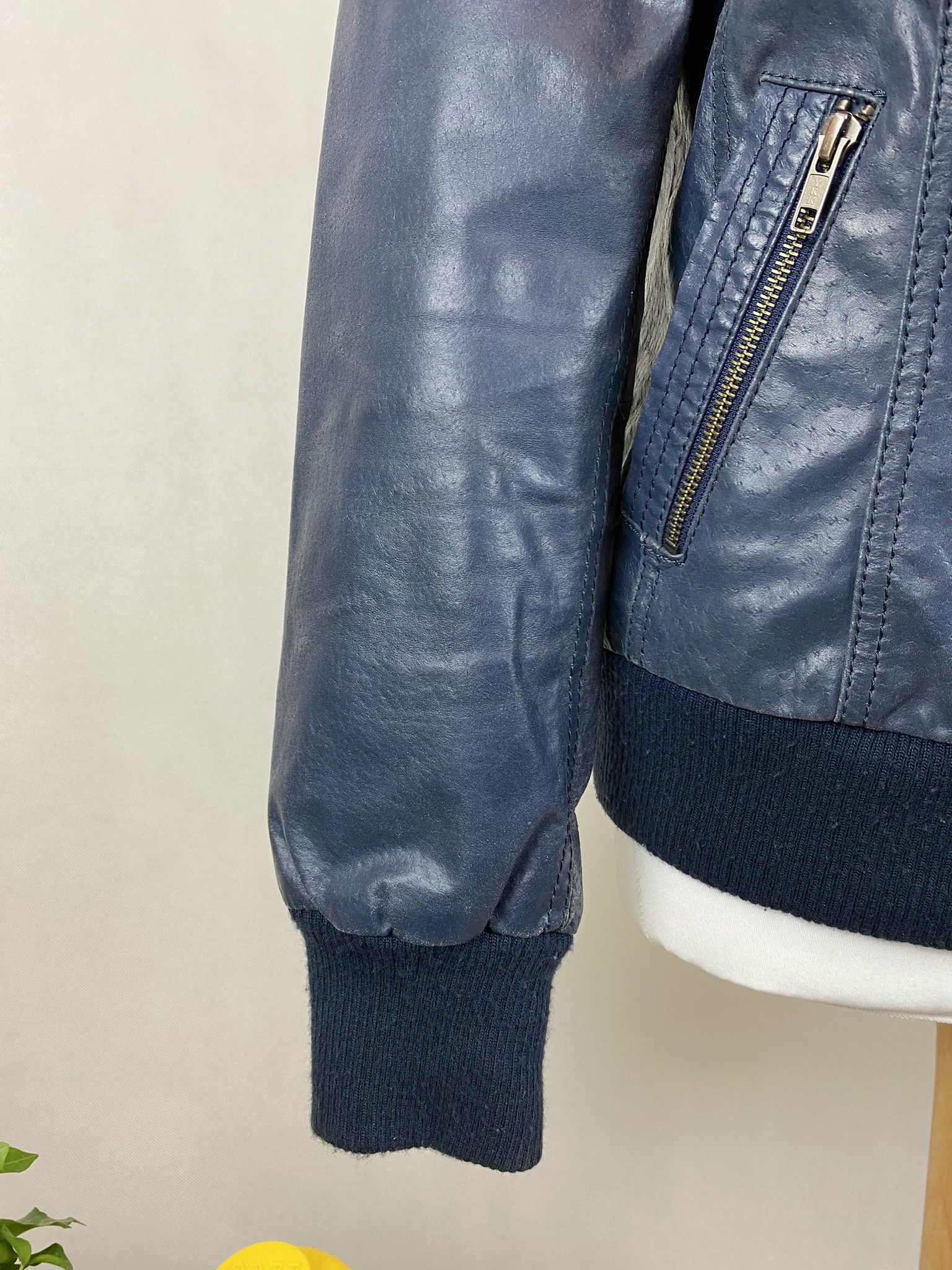Genuine Leather × Vintage real leather jacket snake skin vintage vera pelle Size L / US 10 / IT 46 - 8 Thumbnail