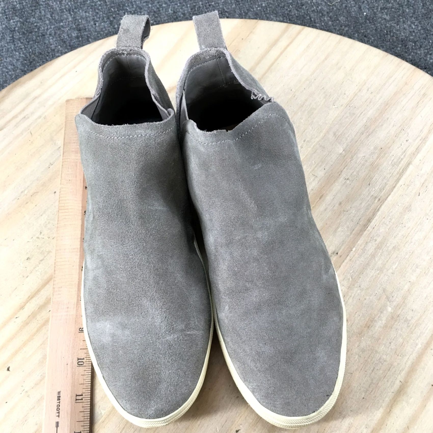 Dolce Vita Dolce Vita Boots Womens 8 M Tasha Ankle Booties Gray Leather Pull On Size US 8 / IT 38 - 7 Thumbnail