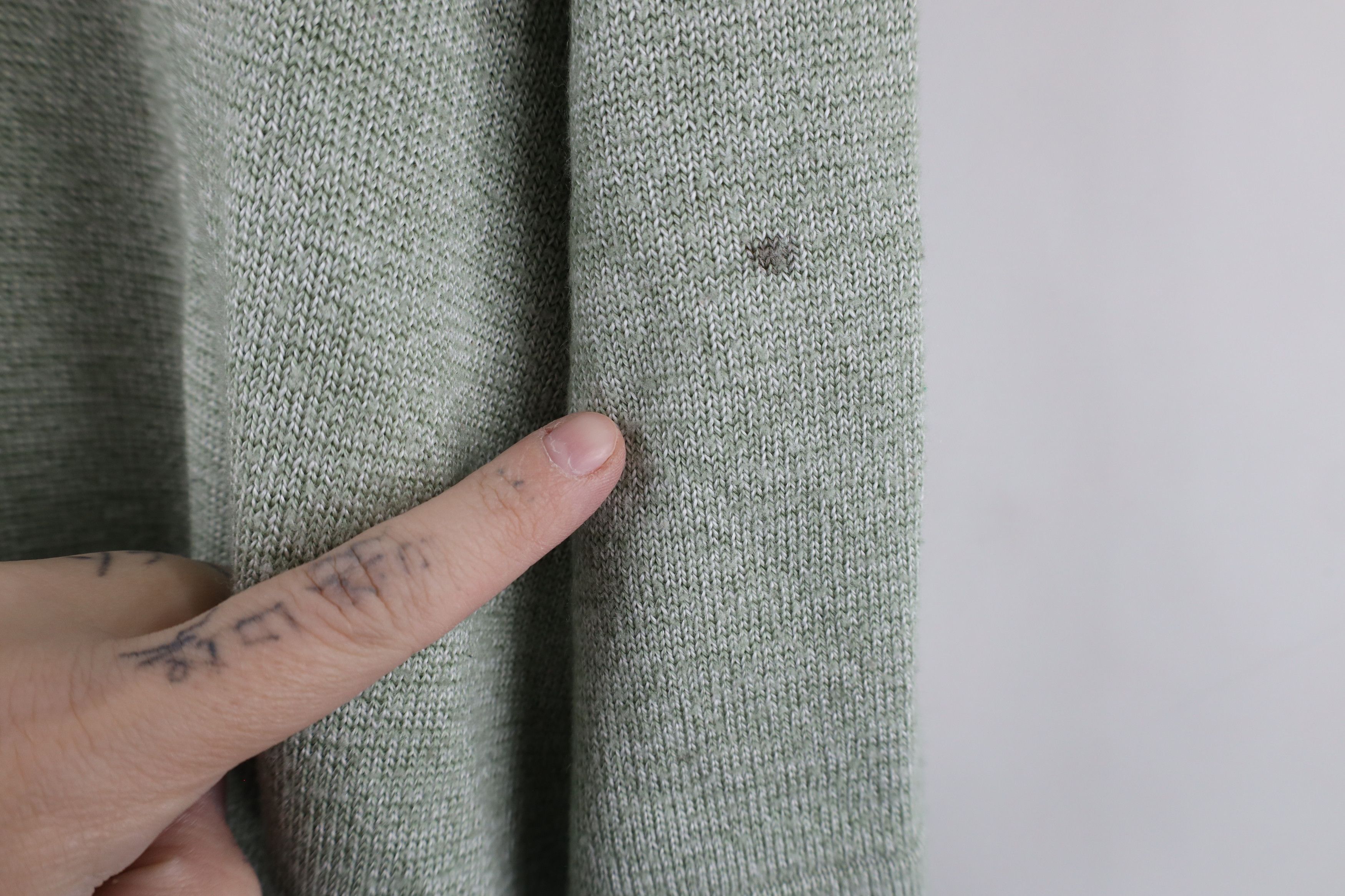 Vintage Vintage 90s Streetwear Knit Collared Golf Polo Shirt Green Size US L / EU 52-54 / 3 - 8 Thumbnail