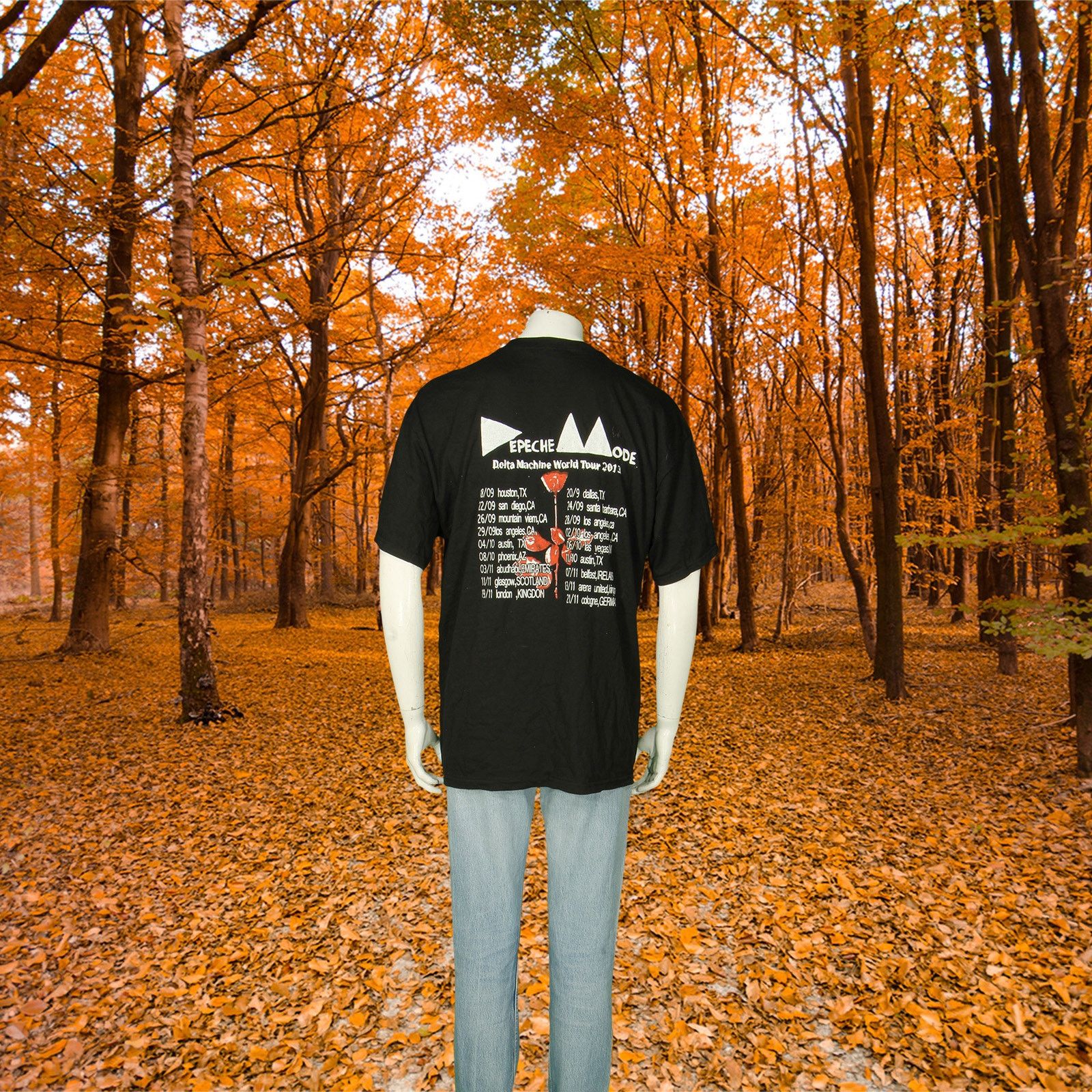 Other Y2K Depeche Mode Delta Machine World Tour 2013 Band T Shirt Size US XL / EU 56 / 4 - 4 Thumbnail