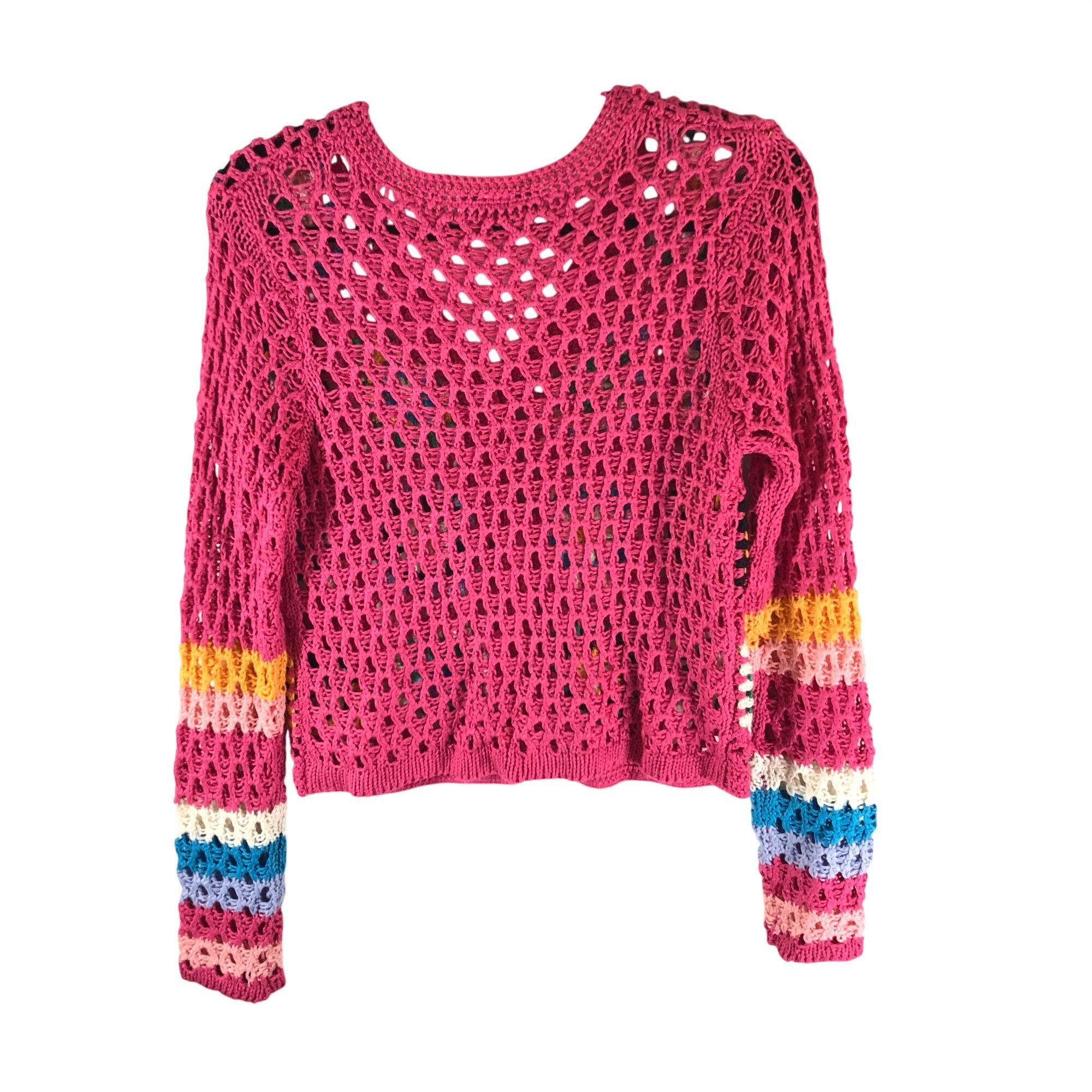 Other Cotton Emporium Womens Crochet Cardigan Sweater Granny Squar Size S / US 4 / IT 40 - 2 Thumbnail