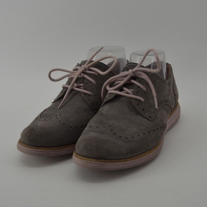 Cole Haan Cole Haan Lunargrand Gray Pink Oxford Lace Up Womens Sz 8.5 Size US 8.5 / IT 38.5 - 13 Thumbnail