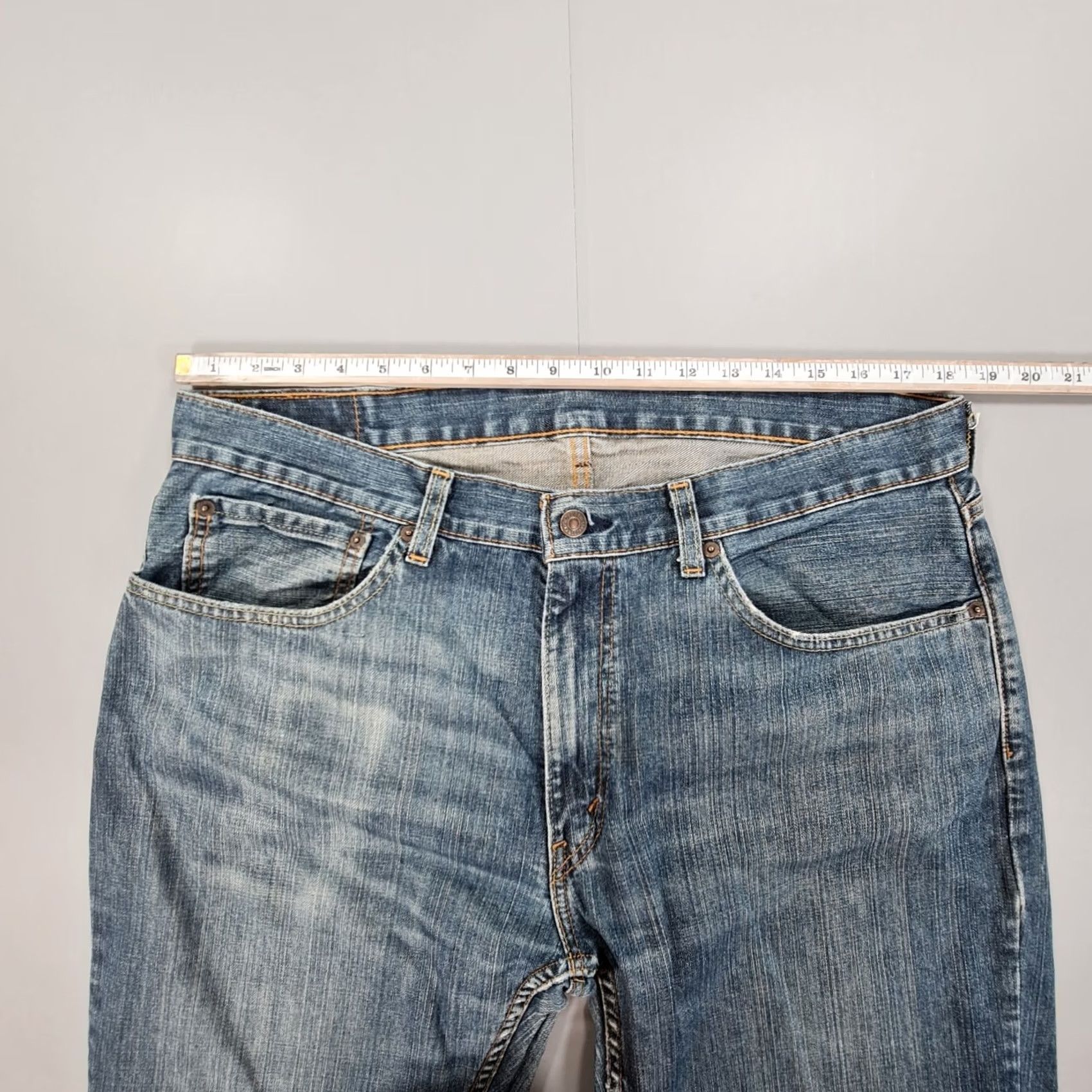 Levi's Levi's 559 Jeans Blue W36 L30 Relaxed Straight Denim Zip Fly 100% Cotton Mens Regular Modern Pockets Size US 36 / EU 52 - 4 Thumbnail