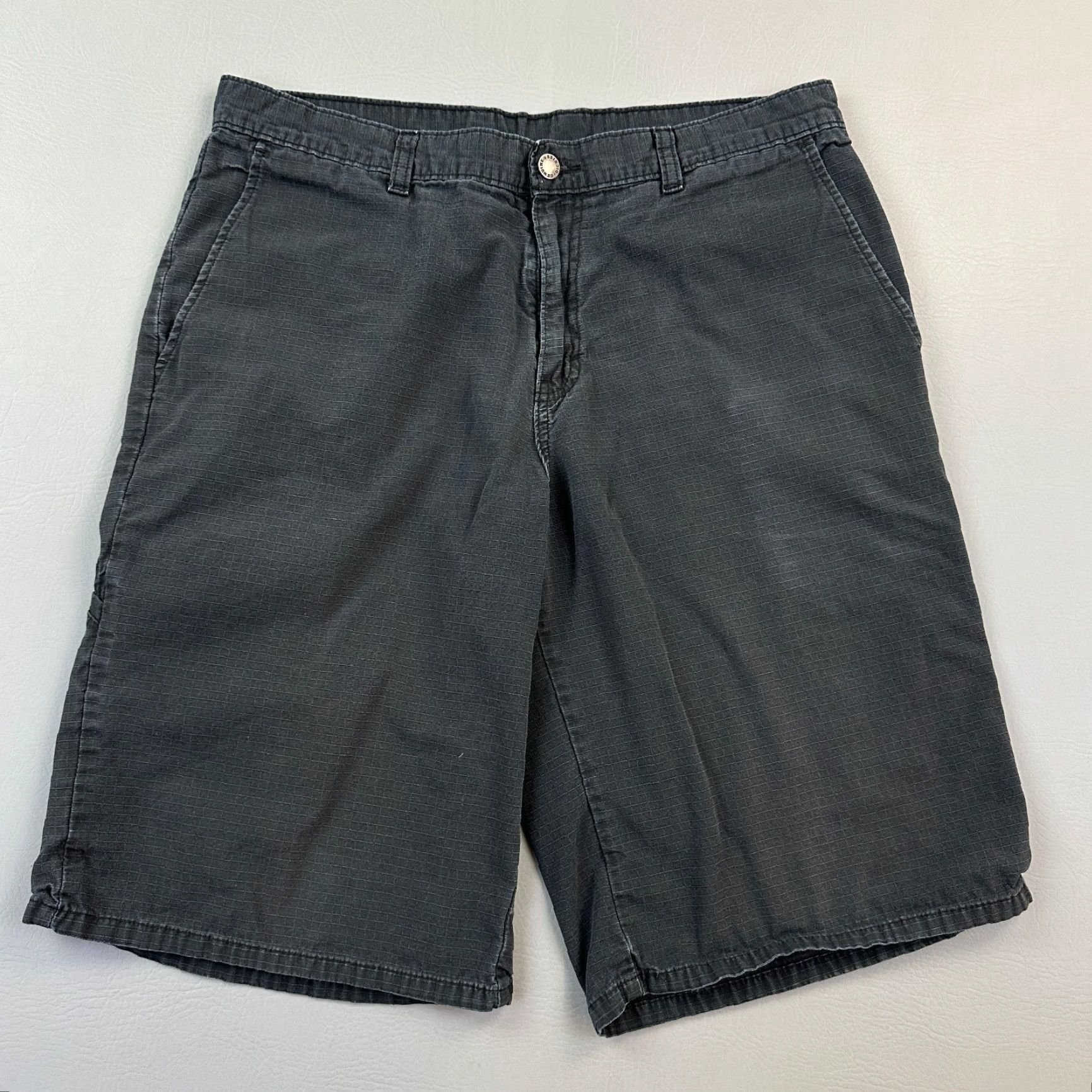 Dickies Dickies Shorts Mens 34 Dark Gray Ripstop Flex 12" Work Wear Utility Pocket Bermuda 5-Pocket Regular Mens Size US 34 / EU 50 - 2 Thumbnail