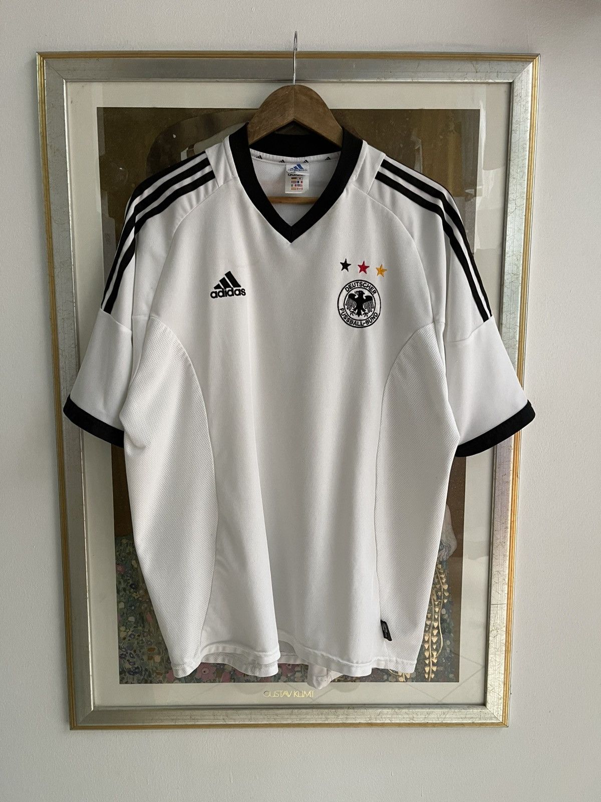 Adidas Vintage Germany World Cup 2002 Jersey Size US L / EU 52-54 / 3 - 1 Thumbnail