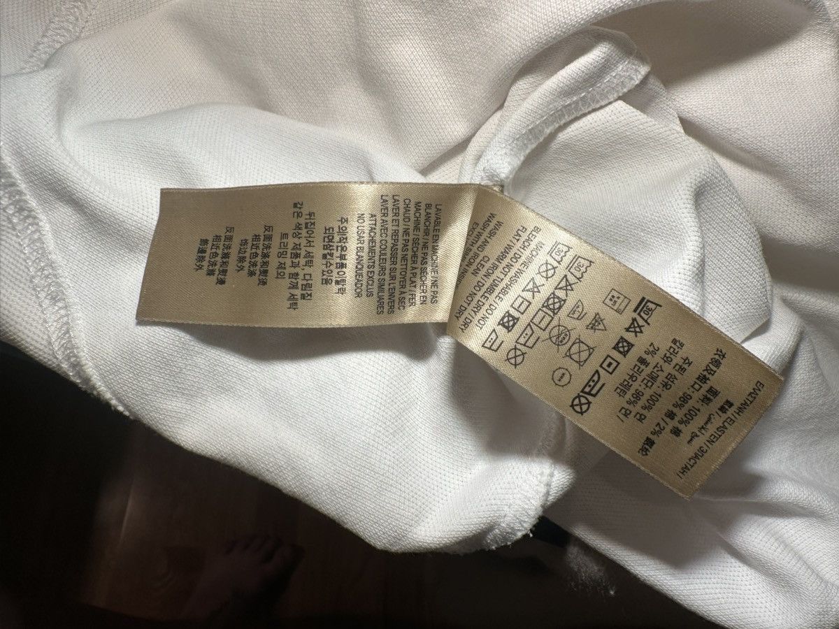 Burberry Burberry White Piqué Polo L — Animal Patch, Check Placket Size US L / EU 52-54 / 3 - 8 Thumbnail