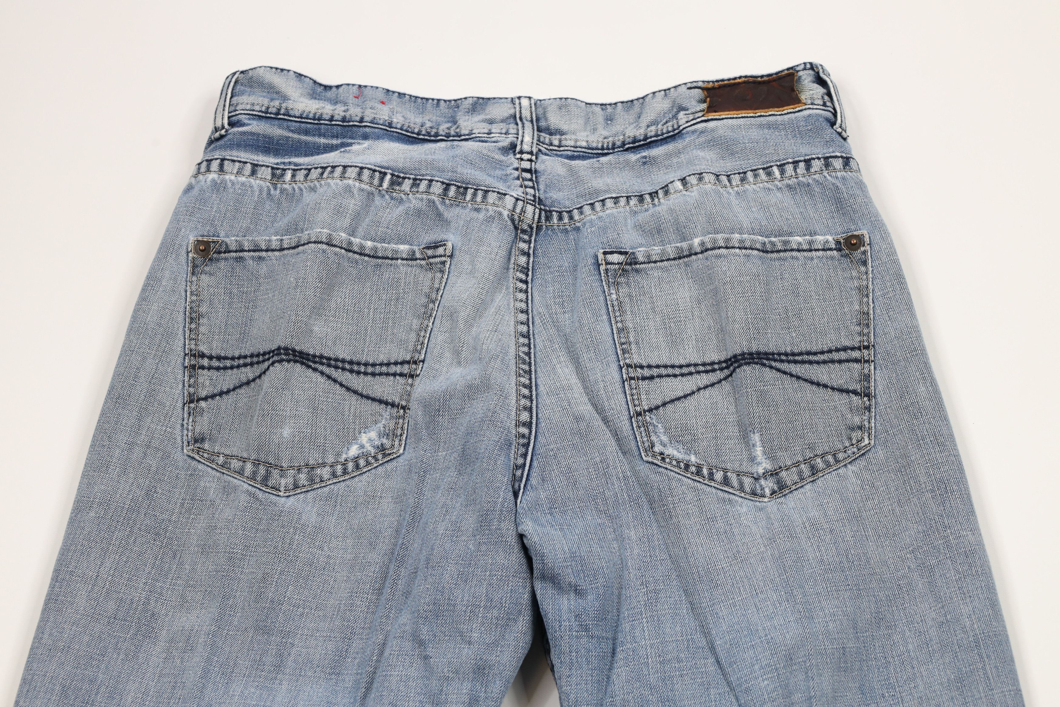 Express × Vintage Vintage Express X2 Denim Loose Fit Boot Cut Denim Jeans Size US 34 / EU 50 - 12 Thumbnail