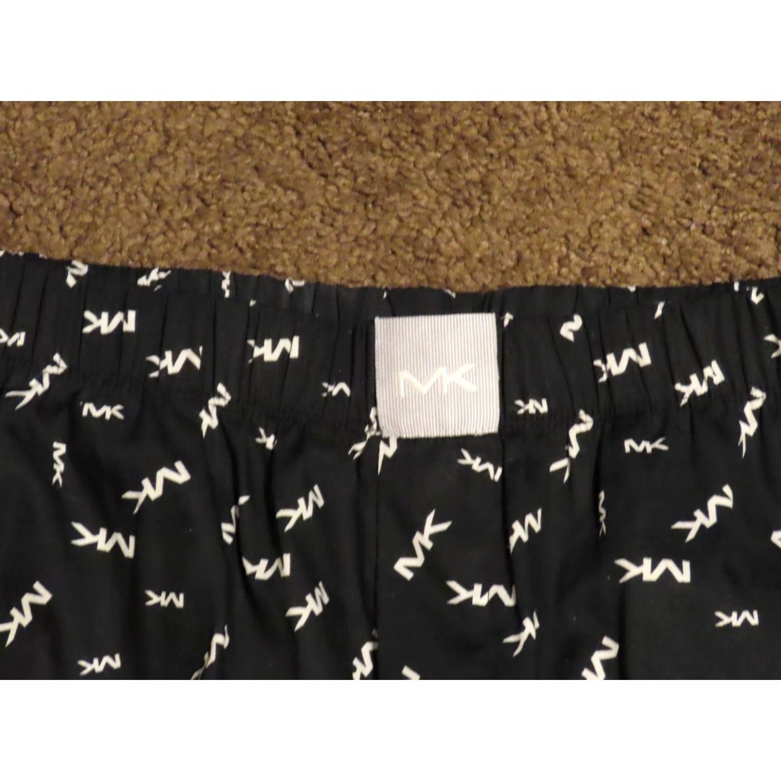Michael Kors Michael Kors Pants Pajama Bottom Unisex Adults Size M Black Logo Inseam 31 Pockets Lounge Wear Size US 31 - 2 Thumbnail