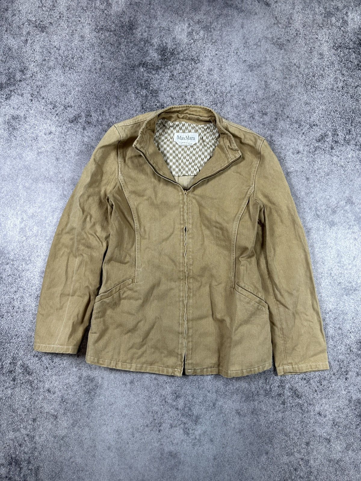 Max Mara Max Mara Jacket Streetwear Luxury Style Rare Casual L Size L / US 10 / IT 46 - 1 Thumbnail