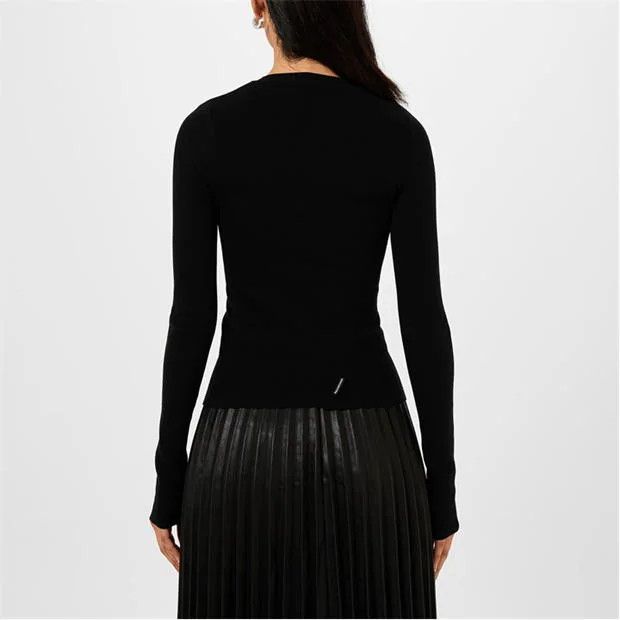 Balenciaga o1g2r1mq0924 Long Sleeve T-Shirts in Balck Size S / US 4 / IT 40 - 5 Thumbnail