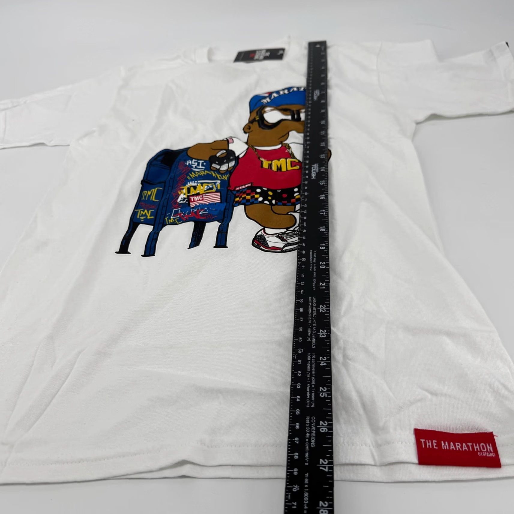 Vintage The Marathon Clothing TMC Nipsey Hussle Bart Simpson Graphic T-Shirt White S Size US S / EU 44-46 / 1 - 8 Thumbnail